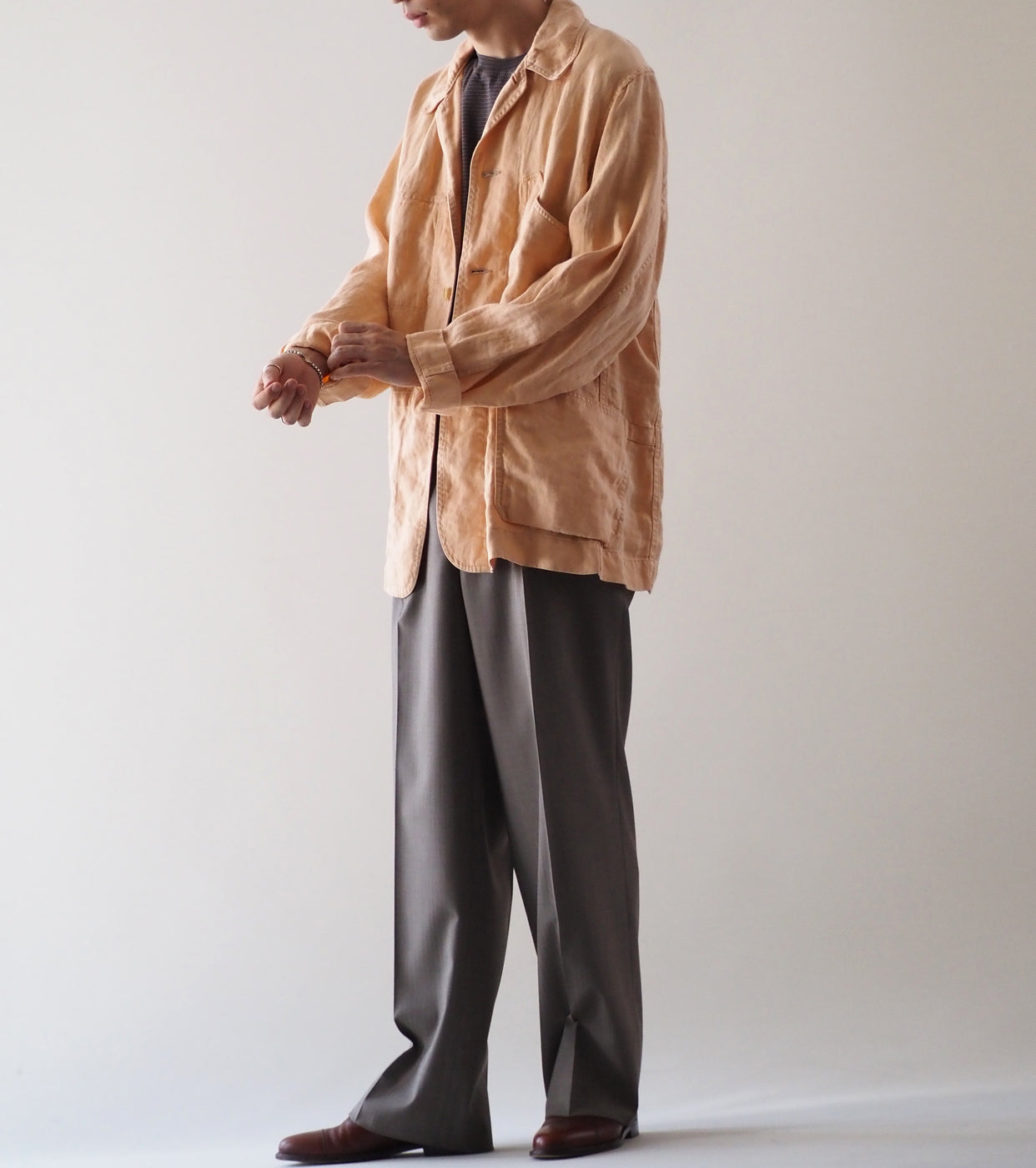 MAATEE＆SONS 永遠 スラックス 2 , Taupe Beige