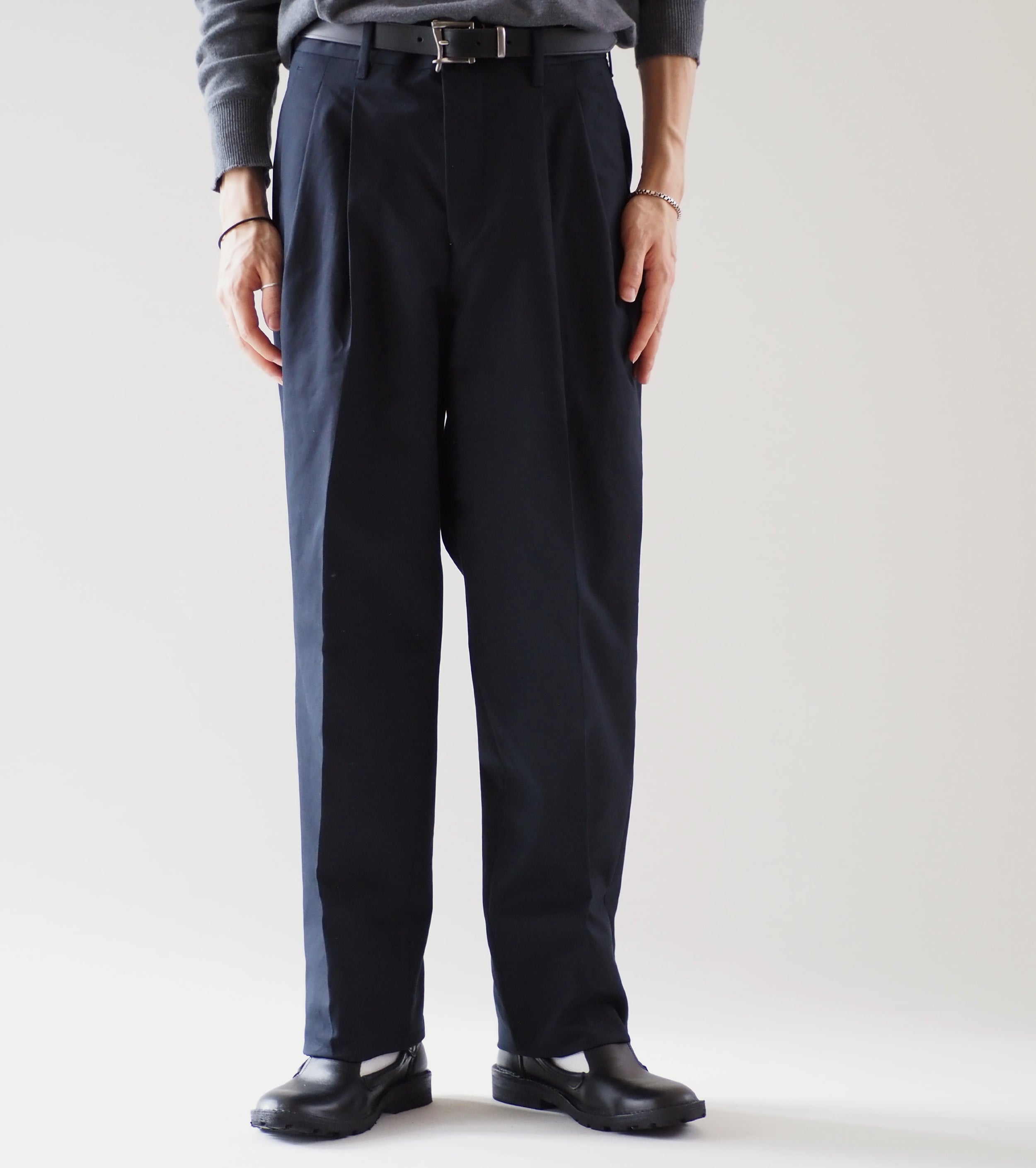 MAATEE＆SONS Ore Chino Cotton , Navy