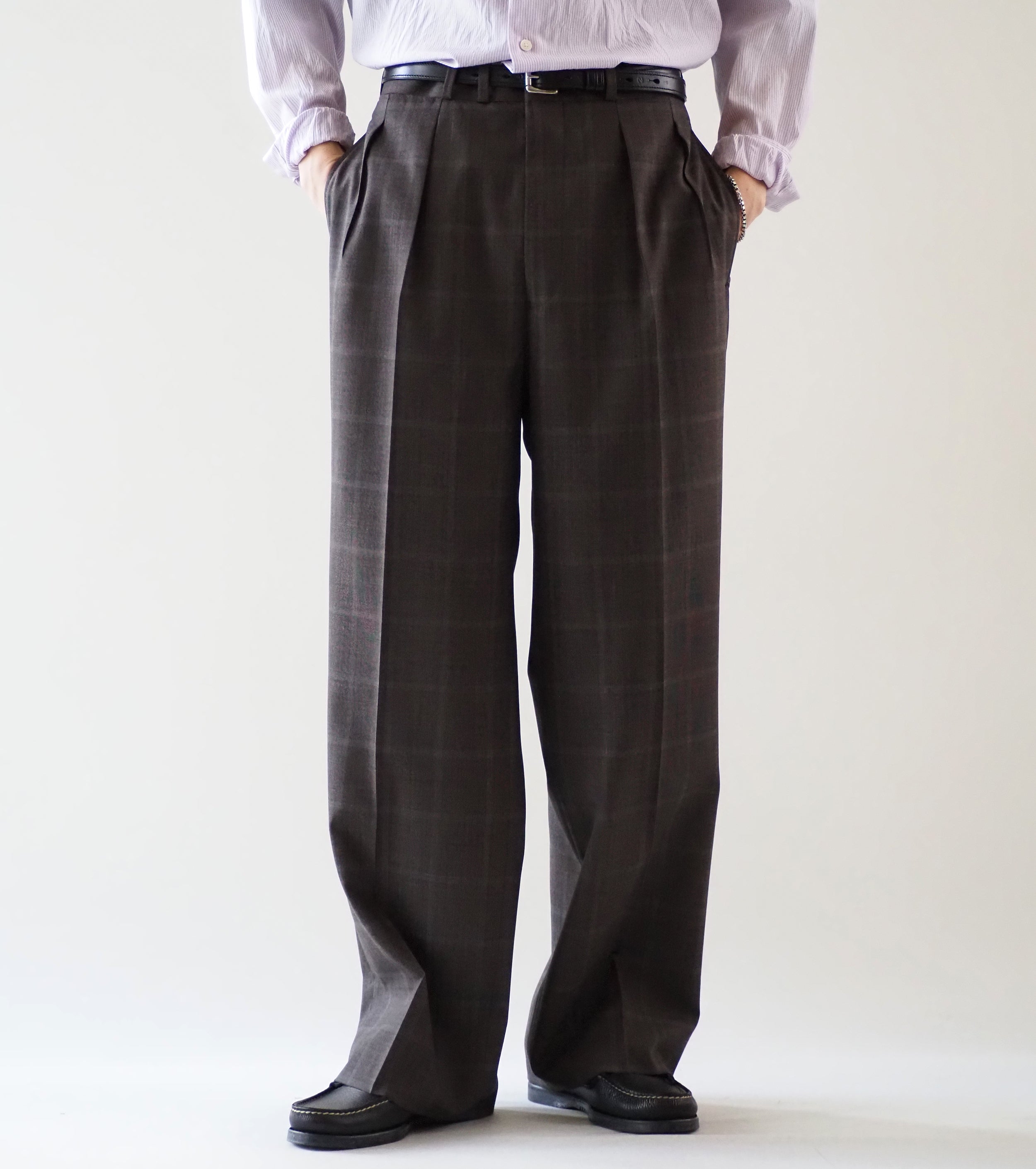 MAATEE＆SONS JEFFELY , Moku brown check