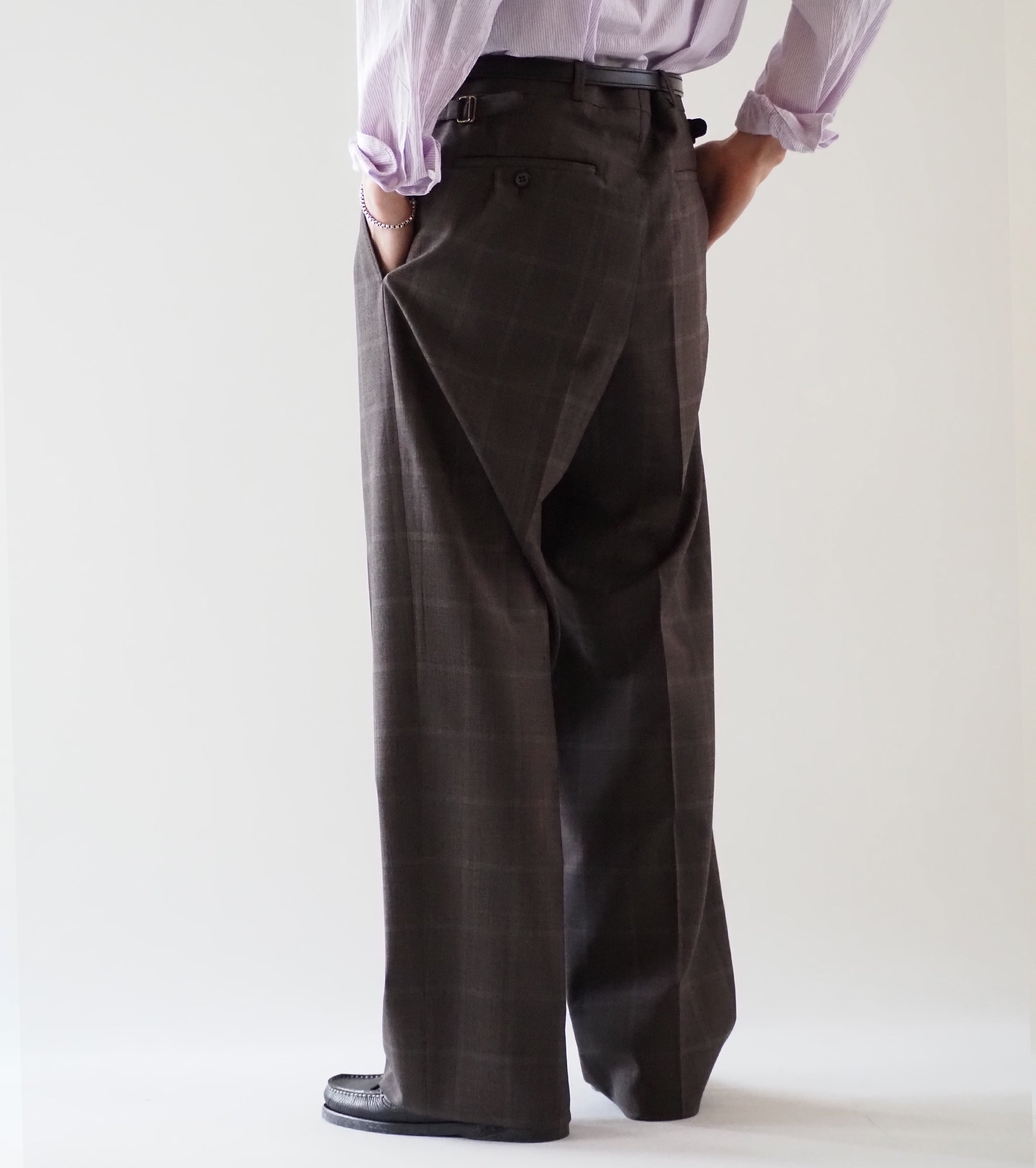 MAATEE＆SONS JEFFELY , Moku brown check