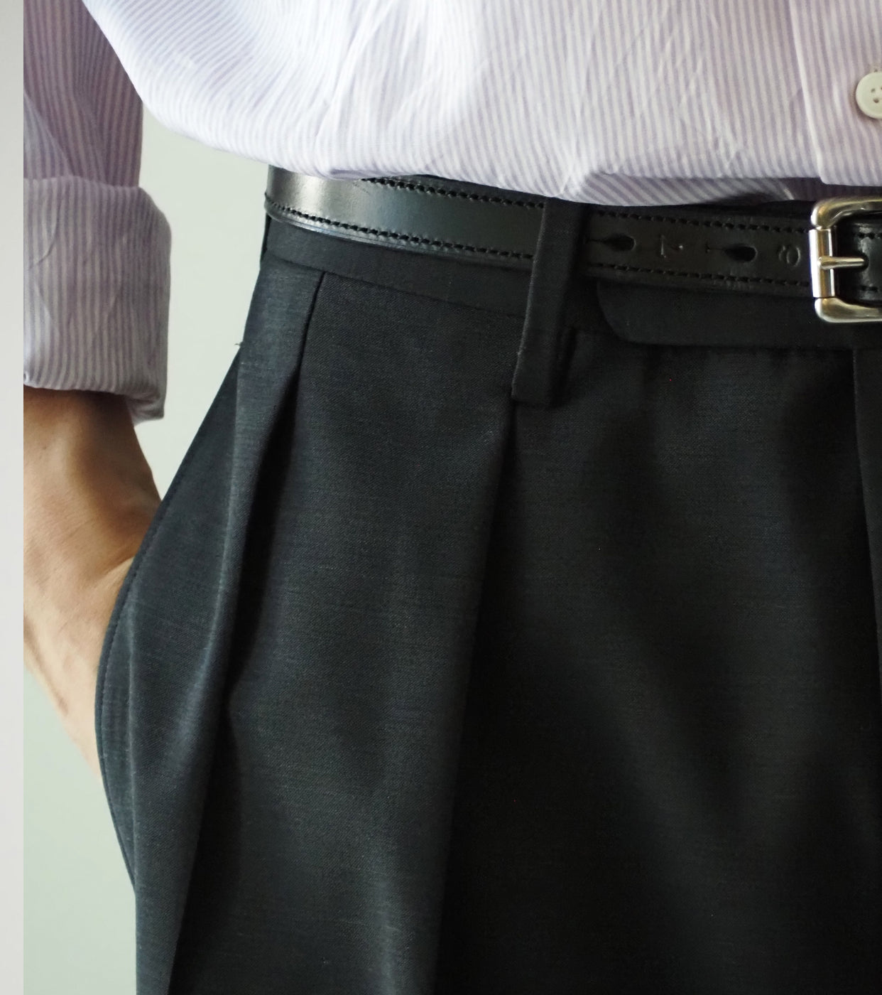 パンツ MATATEE&SONS 25ss Forever slacks MAATEE＆SONS FOREVER SLACKS TYPE2, Charcoal – Navyblue