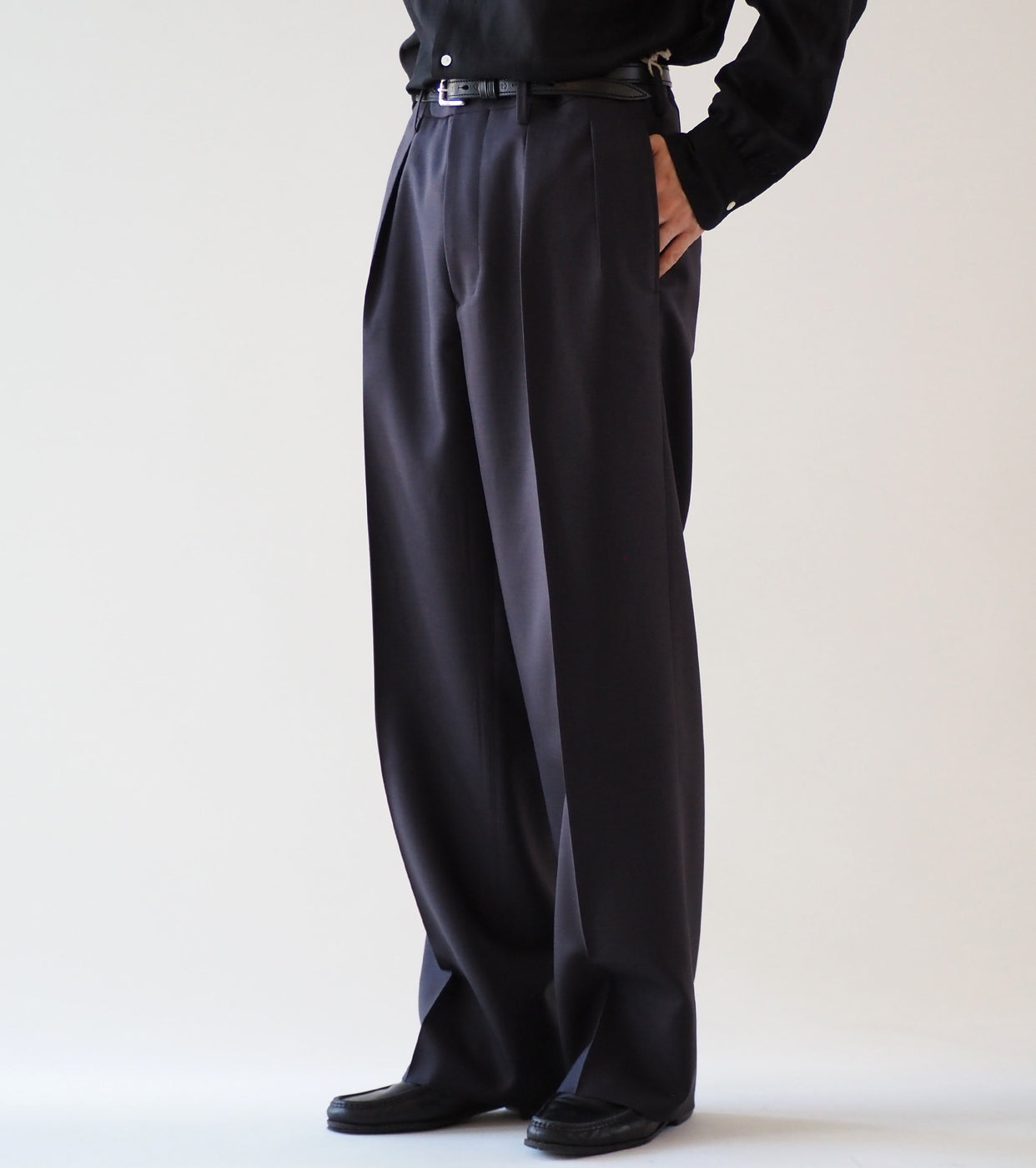 MAATEE＆SONS FOREVER SLACKS TYPE2, Mysterious Navy – Navyblue