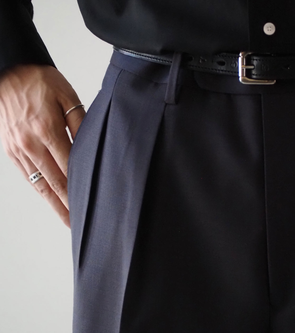 MAATEE＆SONS フォーエバー スラックス タイプ2 , 怪しい Navy