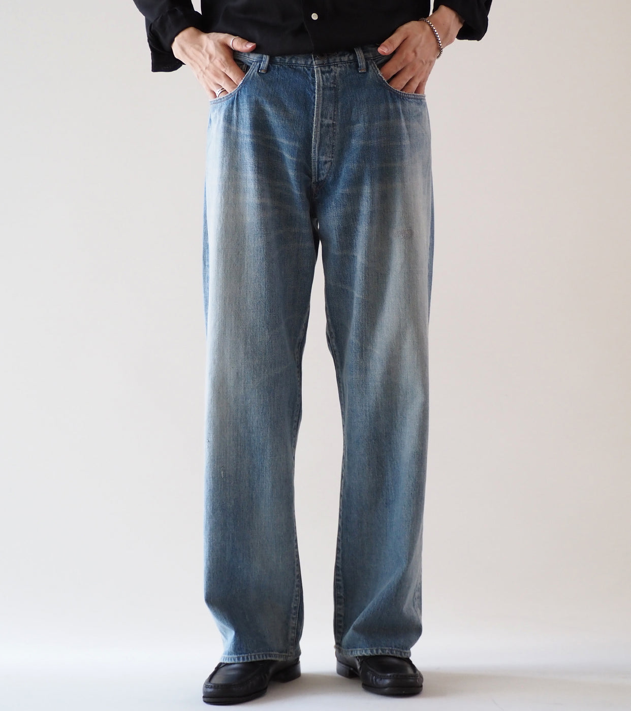 MAATEE＆SONS  ４ポケット デニム , Vintage Blue