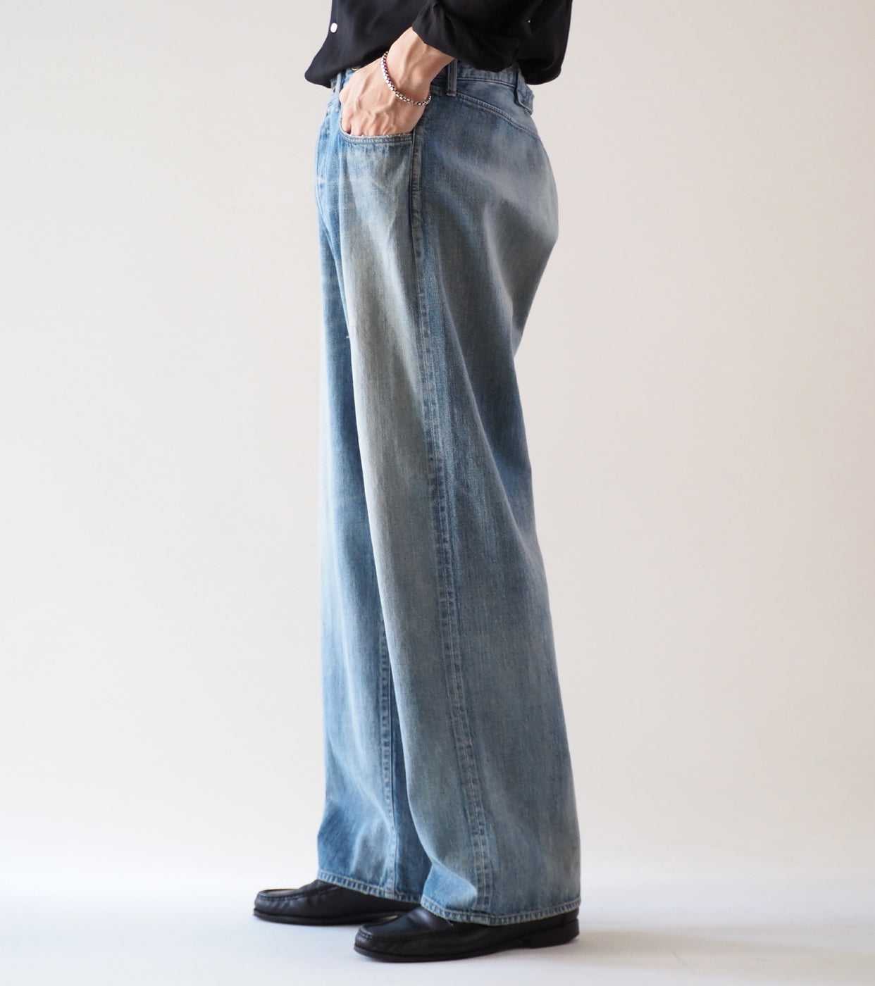 MAATEE＆SONS  ４ポケット デニム , Vintage Blue