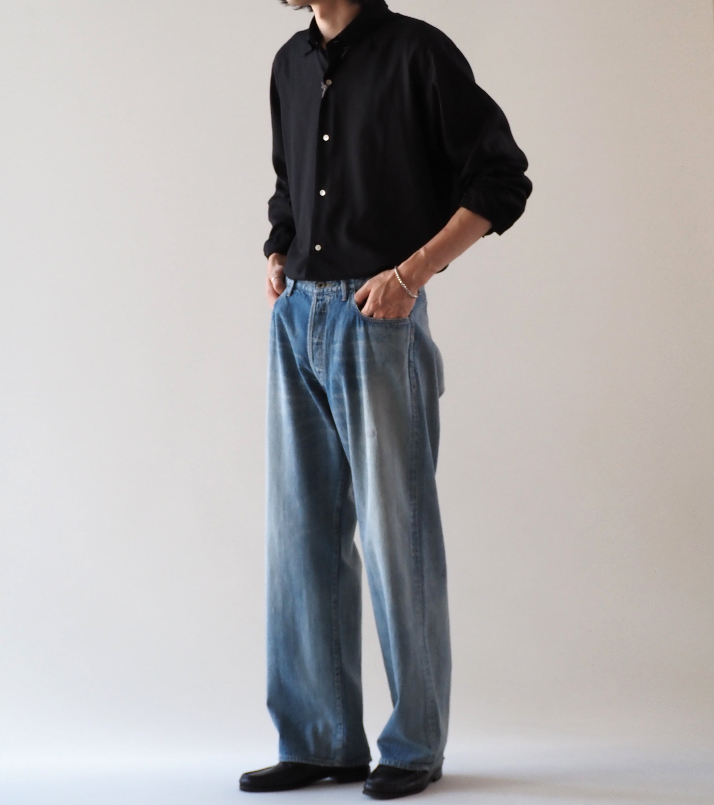 MAATEE＆SONS  ４ポケット デニム , Vintage Blue