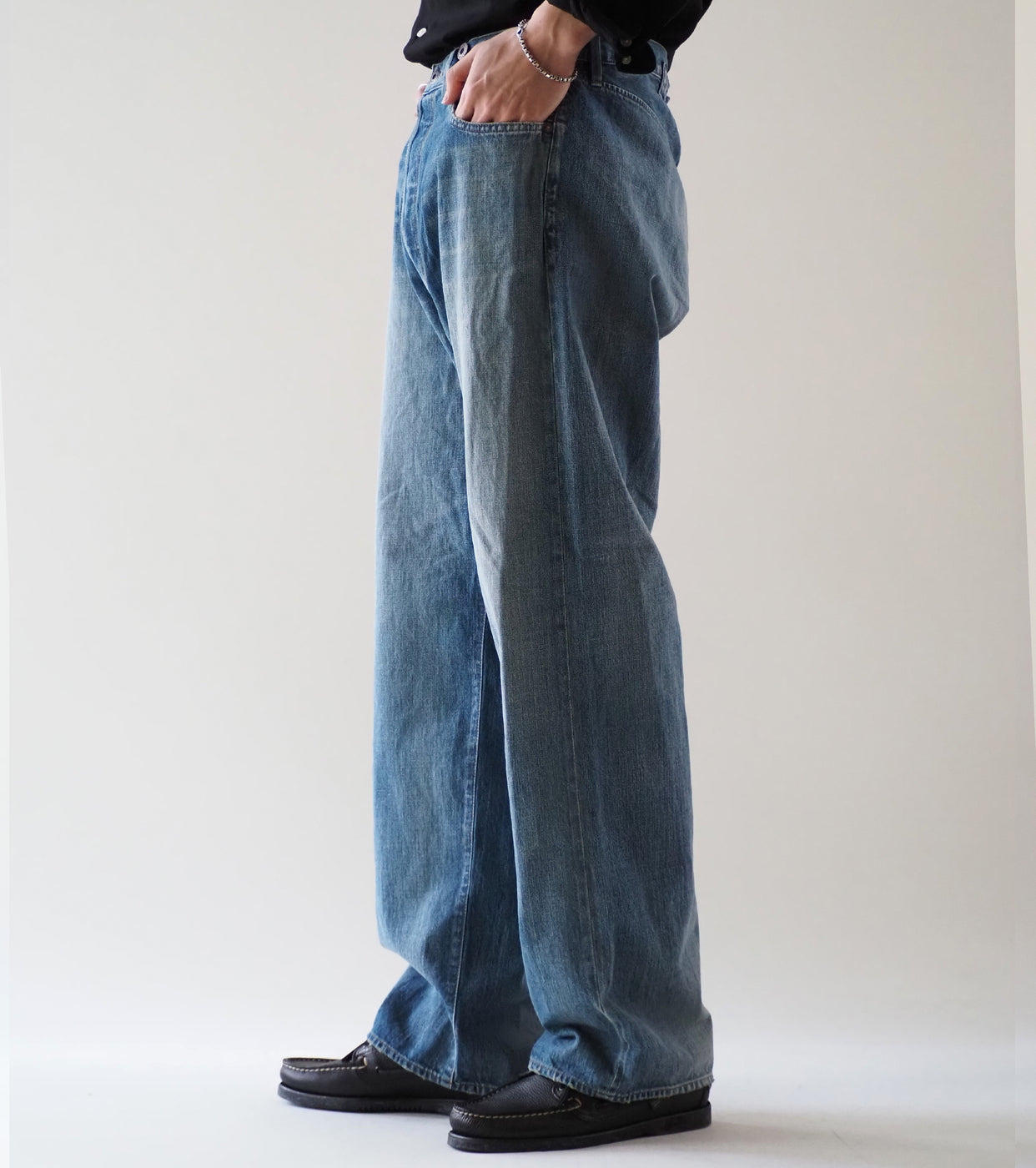 MAATEE＆SONS  ４ポケット デニム , Vintage Blue