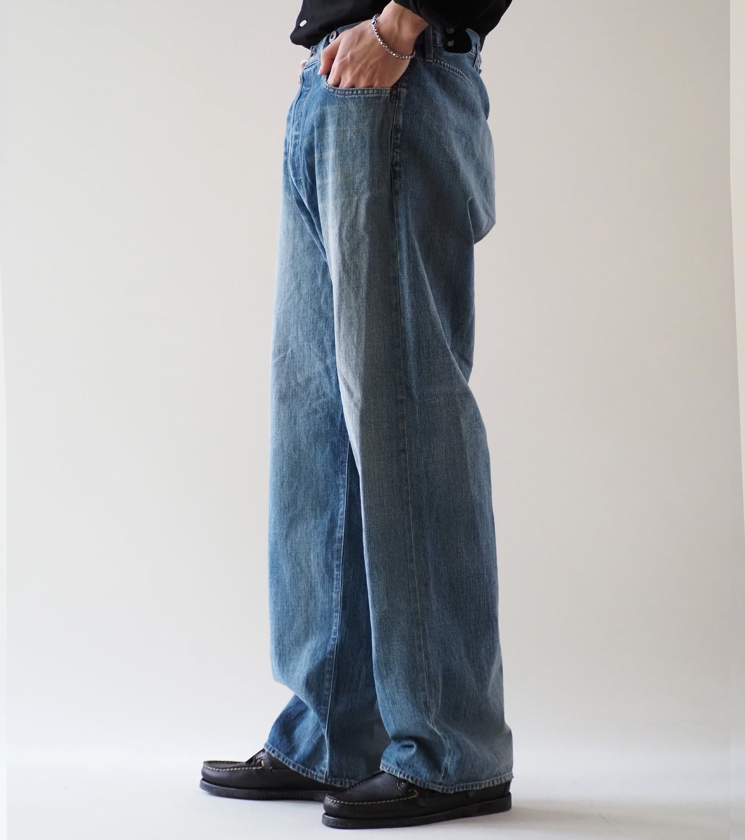 MAATEE＆SONS  ４ポケット デニム , Vintage Blue