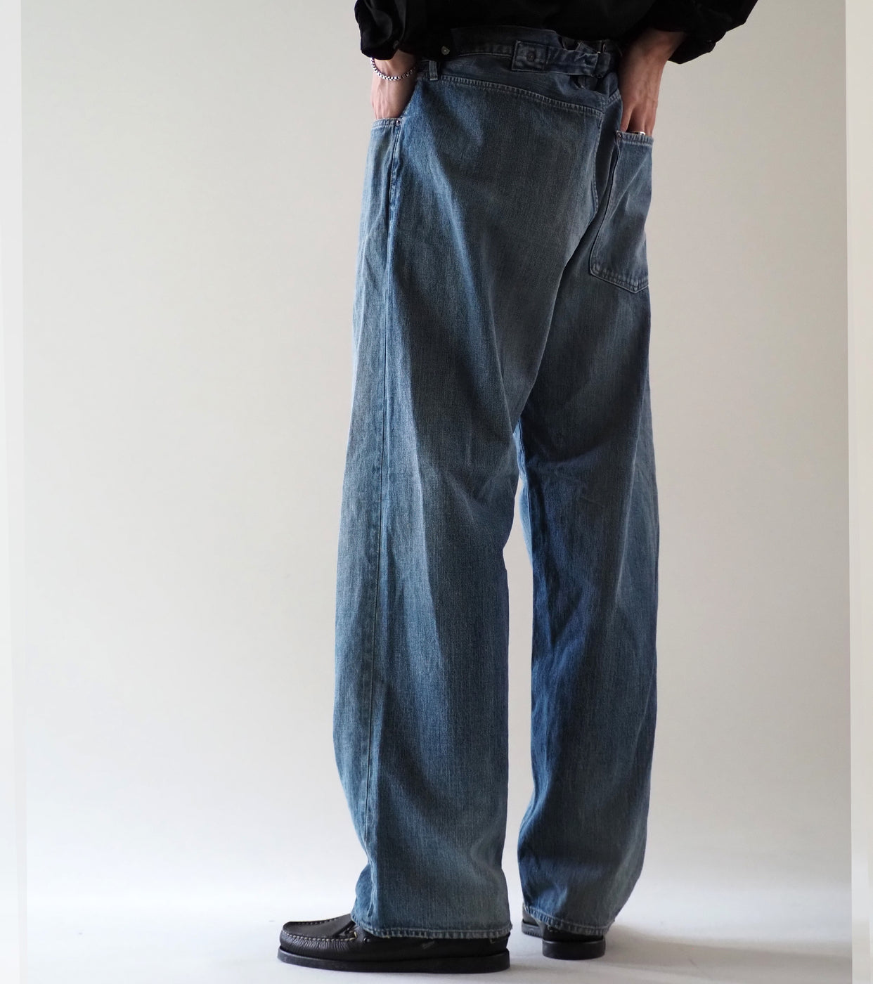 MAATEE＆SONS 4ポケット デニム , Vintage Blue – Navyblue