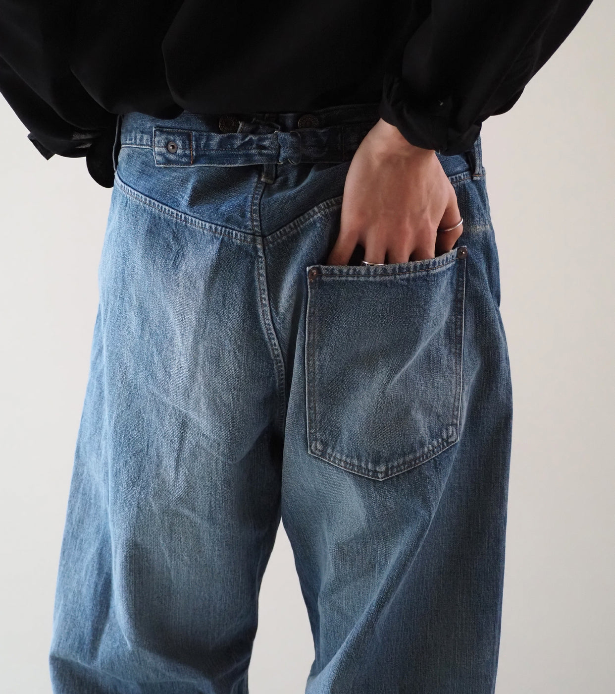 MAATEE＆SONS  ４ポケット デニム , Vintage Blue
