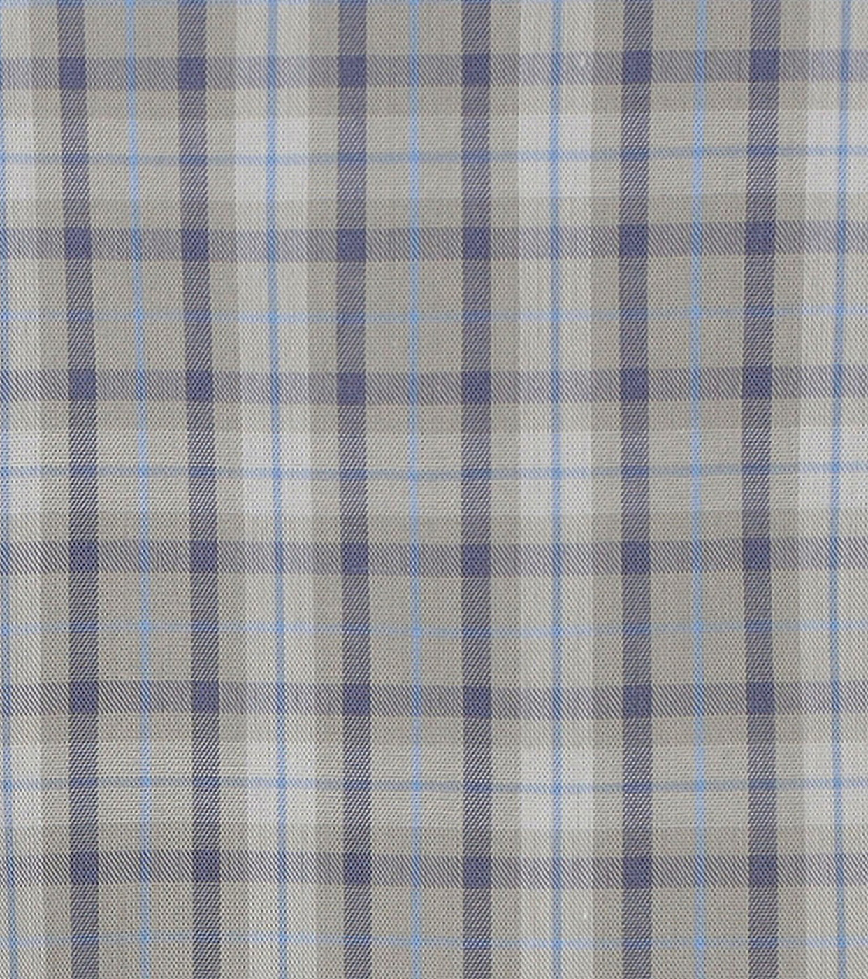 DANTON  WORK SHIRT, Lt Grey x Grey Check