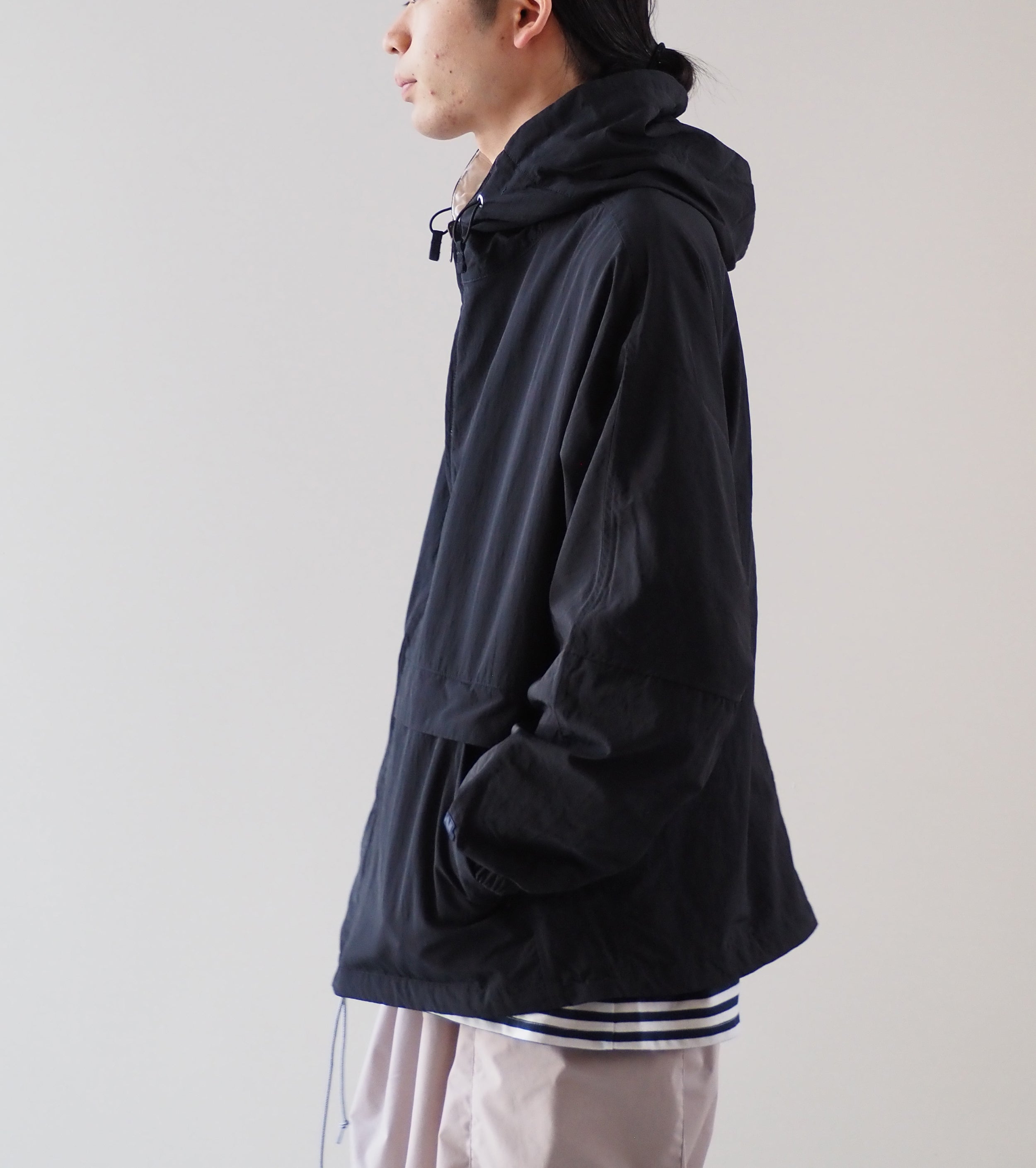 nanamica Reversible Hooded Jacket, Black