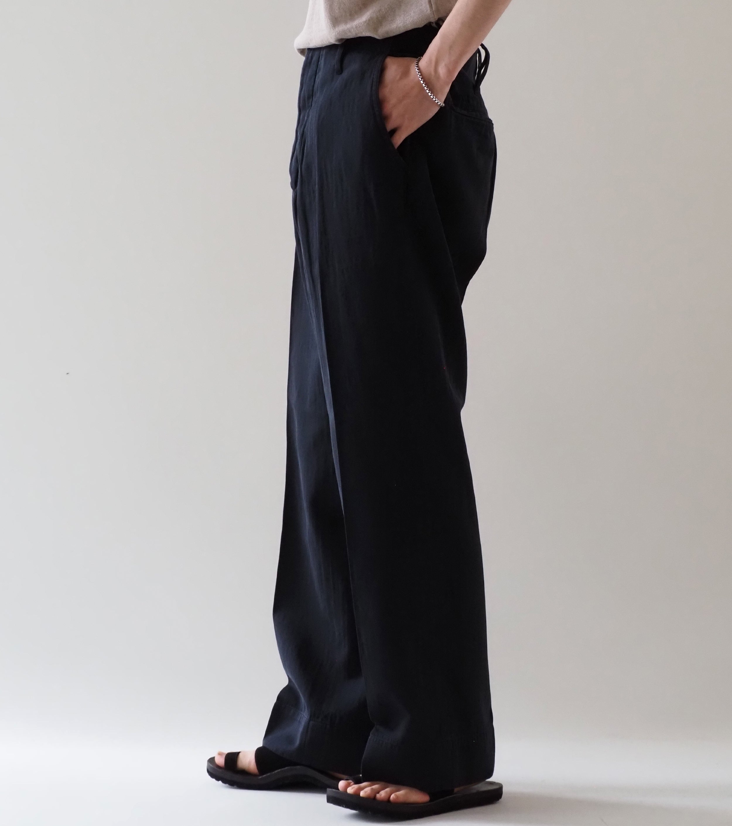 MAATEE＆SONS ドゥルン  チノ トラウザー , Fade Black