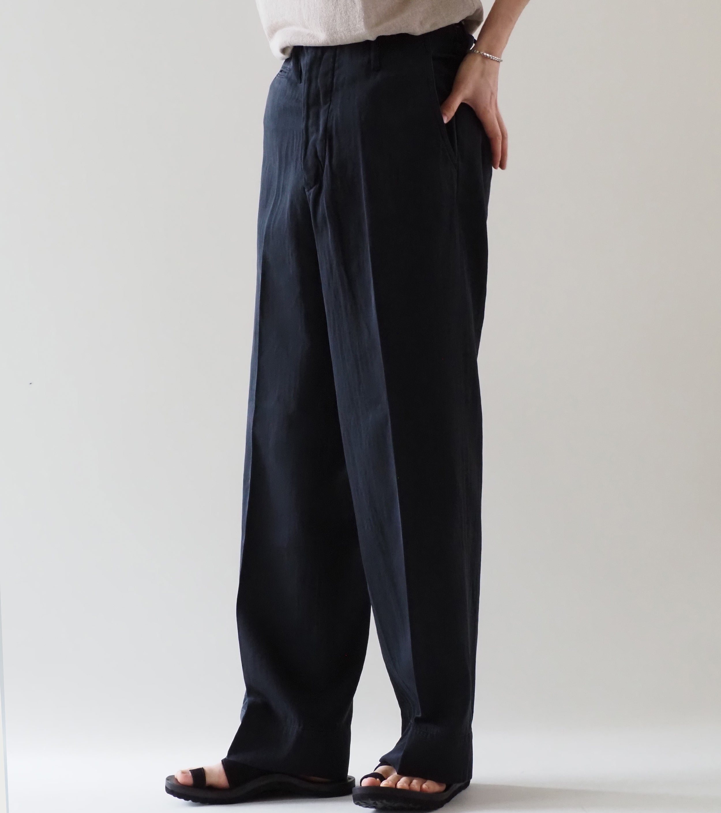 MAATEE＆SONS ドゥルン  チノ トラウザー , Fade Black