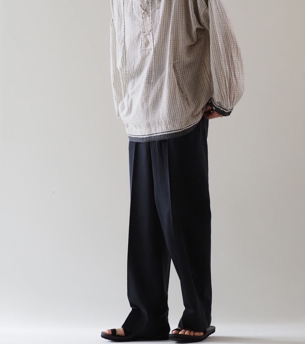 MAATEE＆SONS ドゥルン  チノ トラウザー , Fade Black