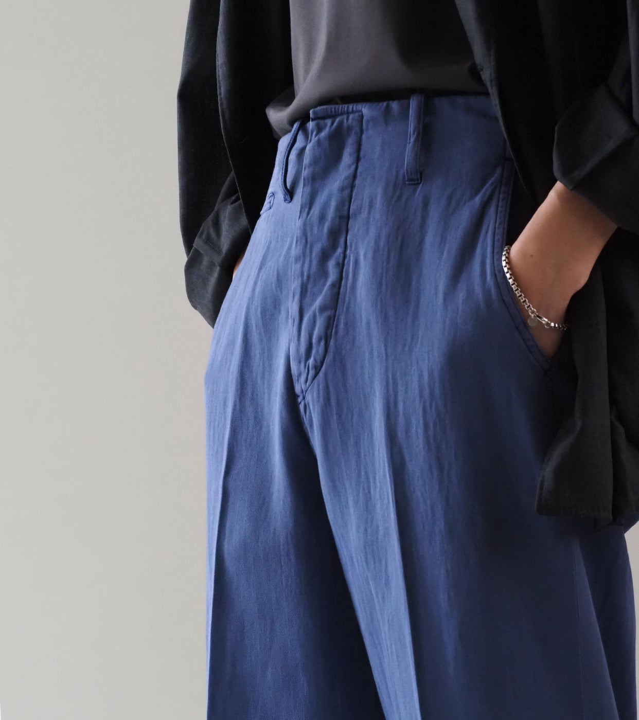 MAATEE＆SONS ドゥルン  チノ トラウザー , フレンチ Blue