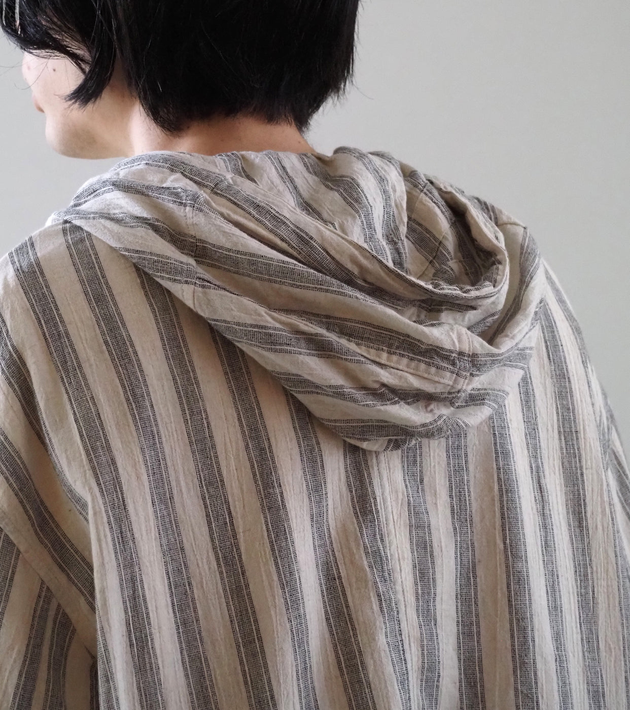 blurhms Cotton Linen Stripe Snow Parka, Stripe