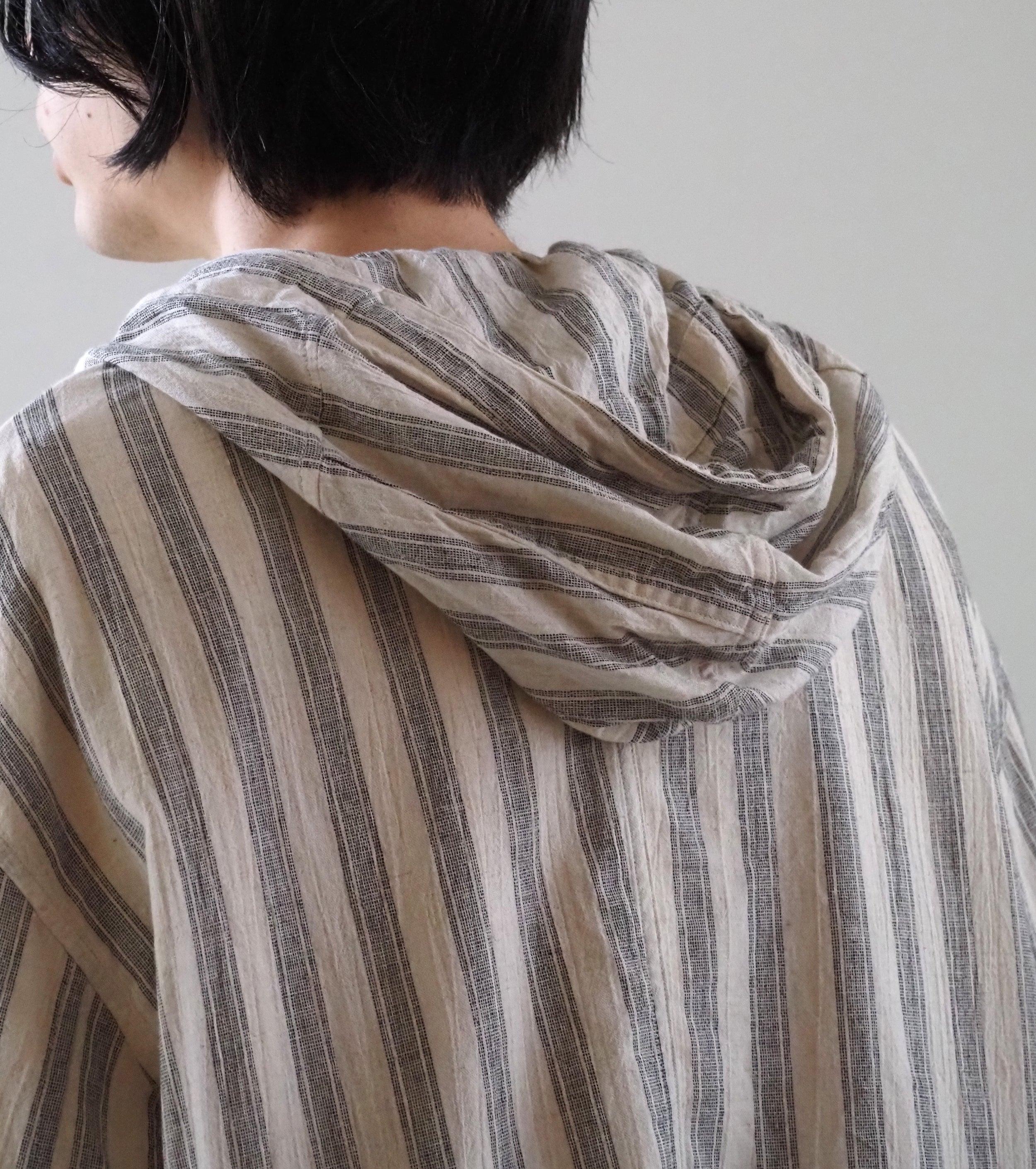 blurhms Cotton Linen Stripe Snow Parka, Stripe