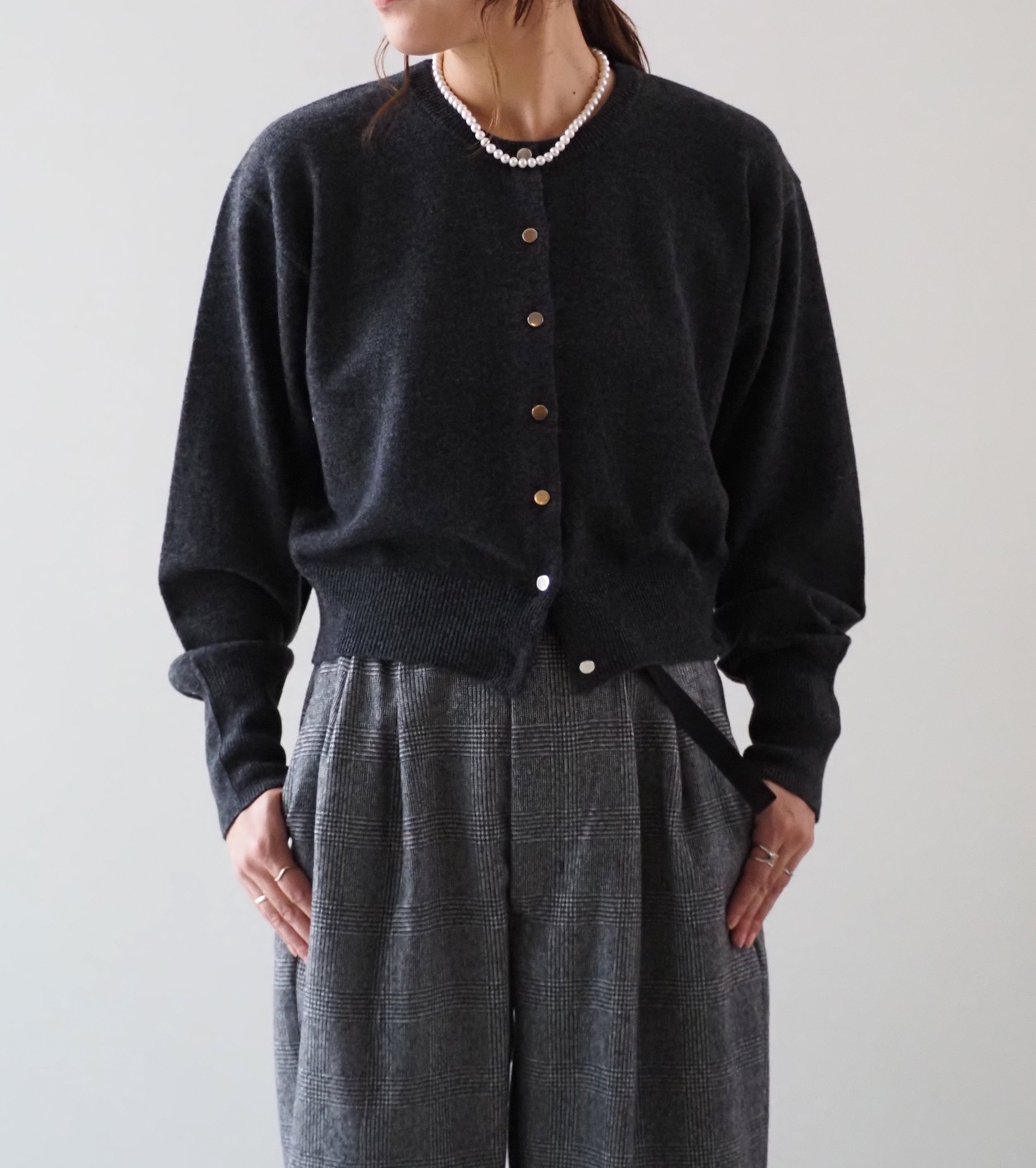 Oblada マーサ カーディガン ,  Gray