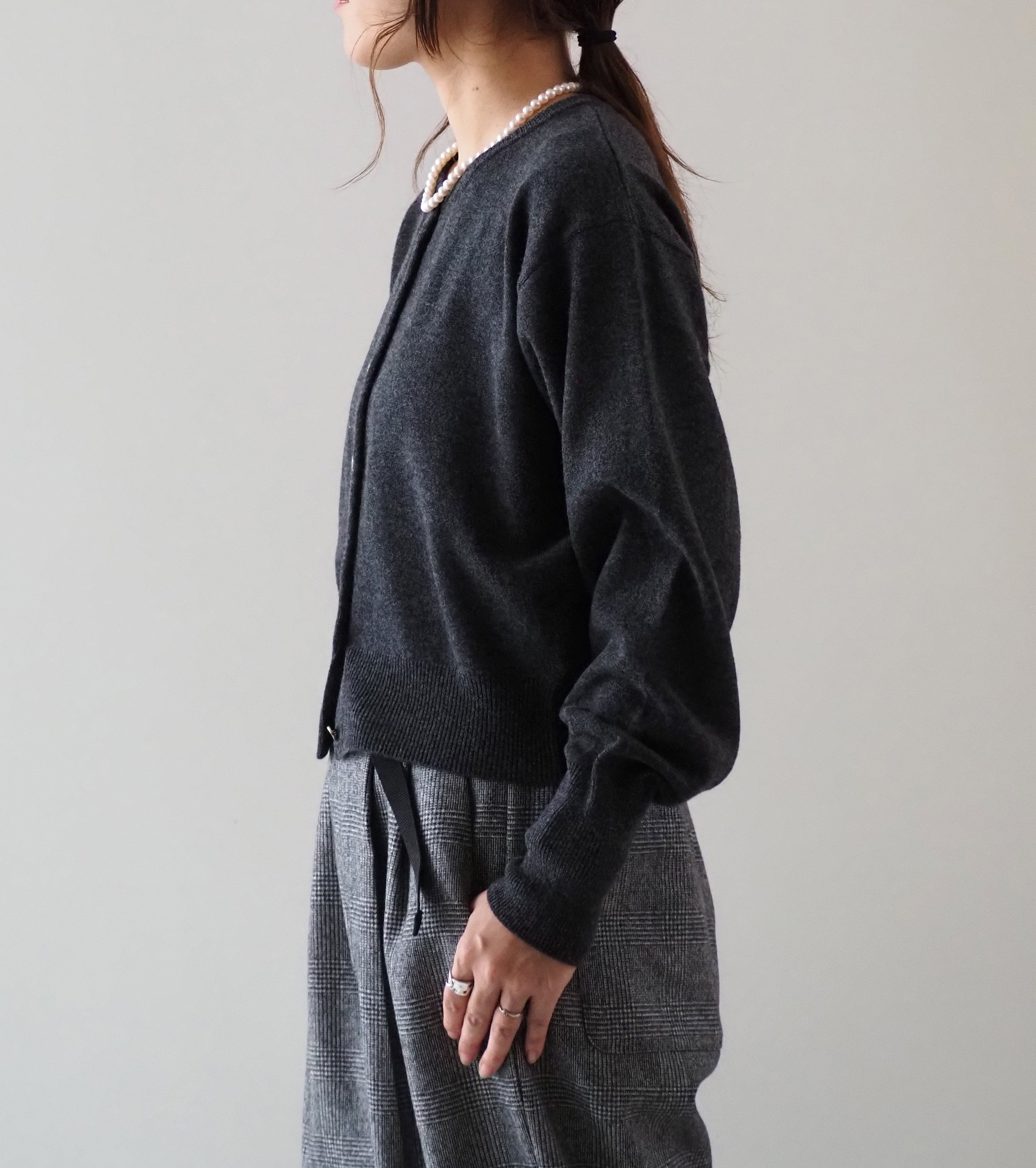 Oblada マーサ カーディガン ,  Gray