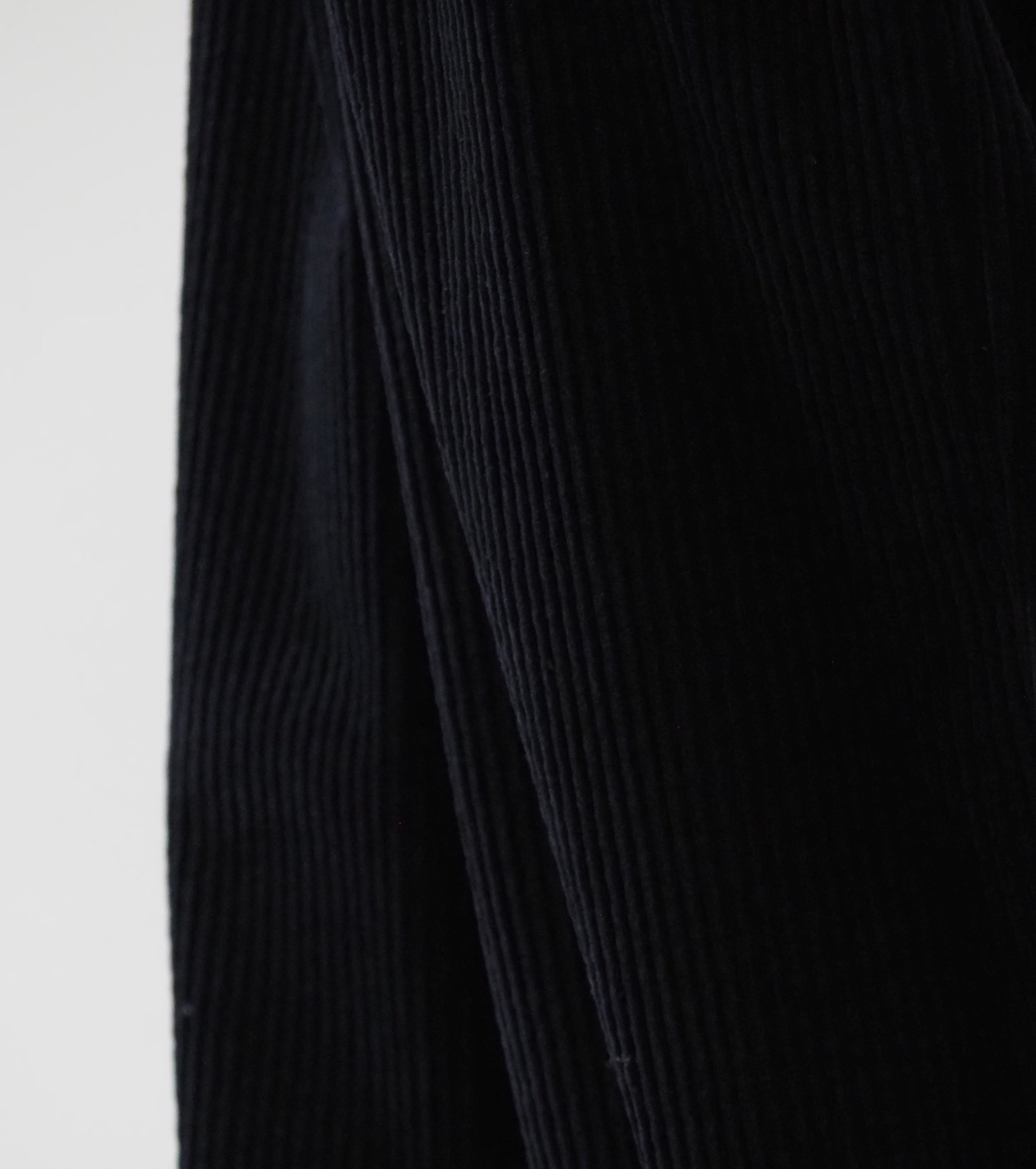 COMOLI Corduroy Drawstring  Pants , Black