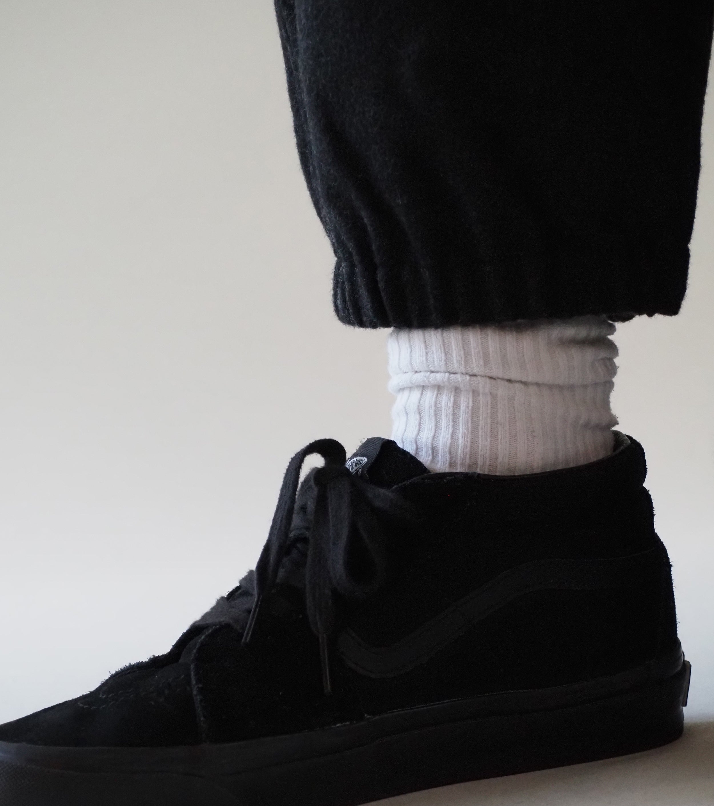 COMOLI カシミヤ ドローストリング パンツ, Charcoal