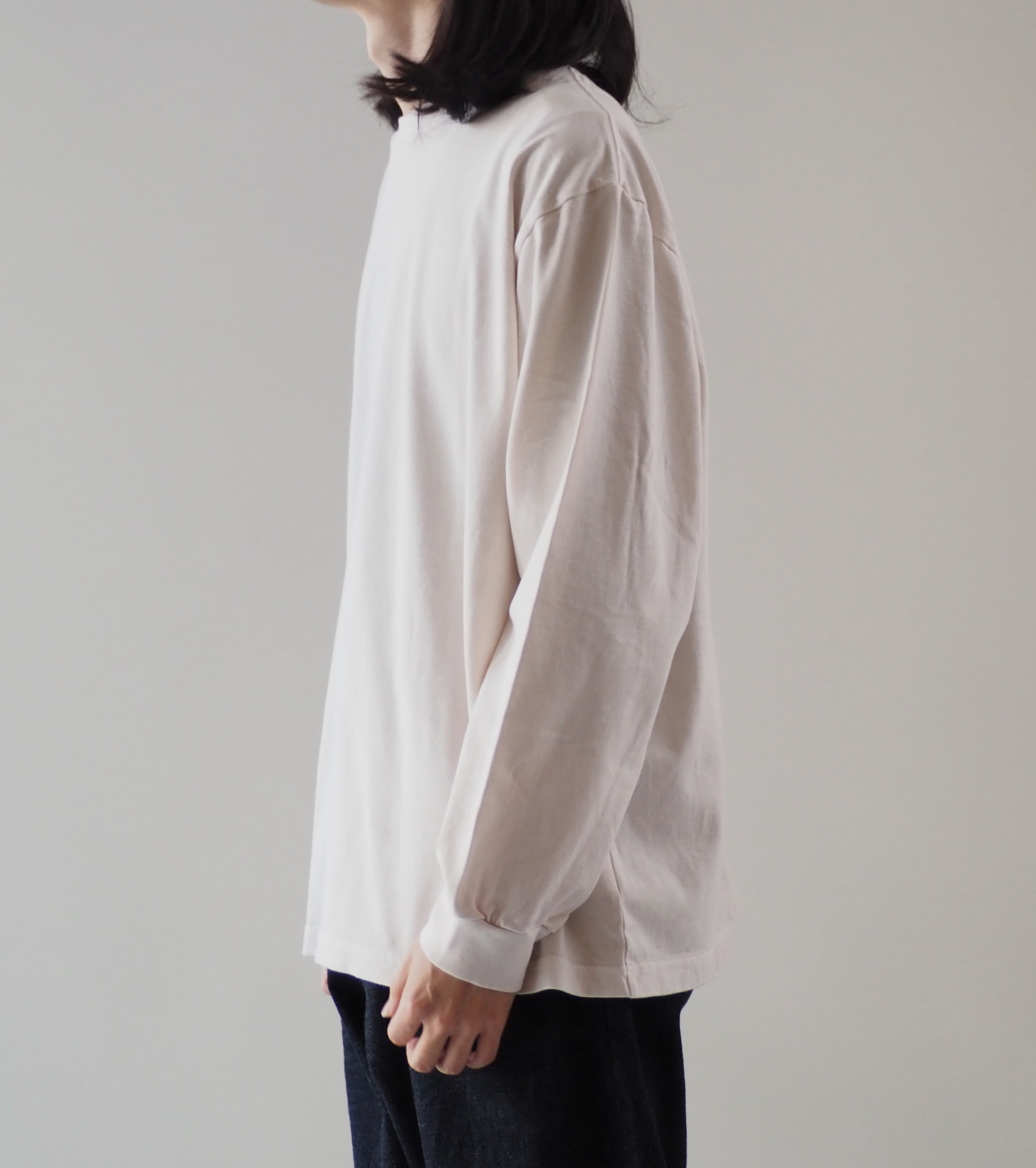 Blurhms Hollow Yarn L/S Tee , Dust Ivory