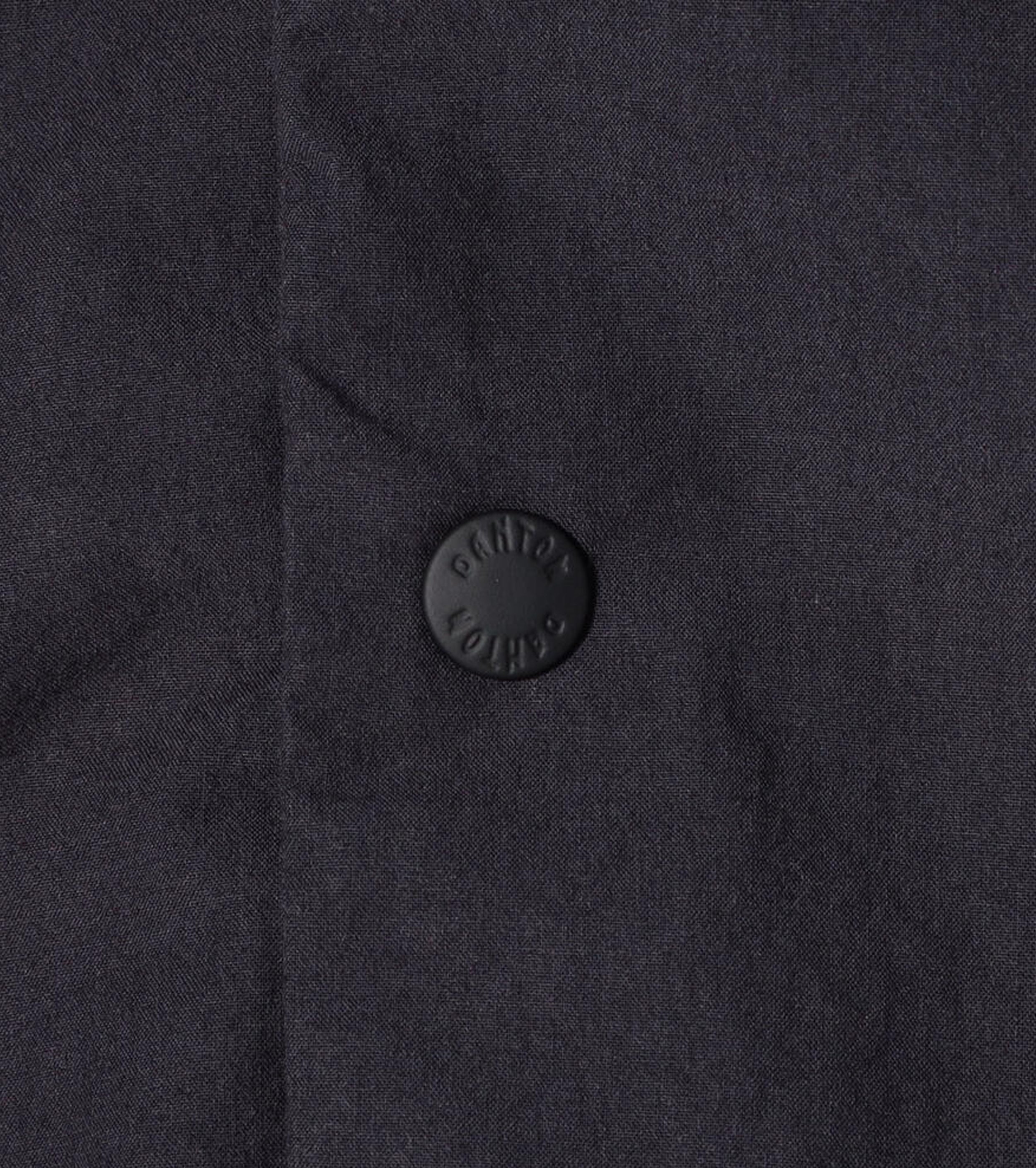 DANTON コットン タイプ ライター リンクルド シャツ , Navy