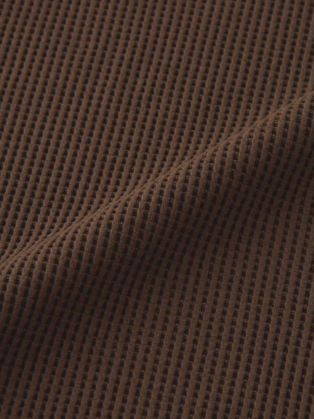 Goldwin ワッフル ライト ロング スリーブ フーディー , Chicory Brown