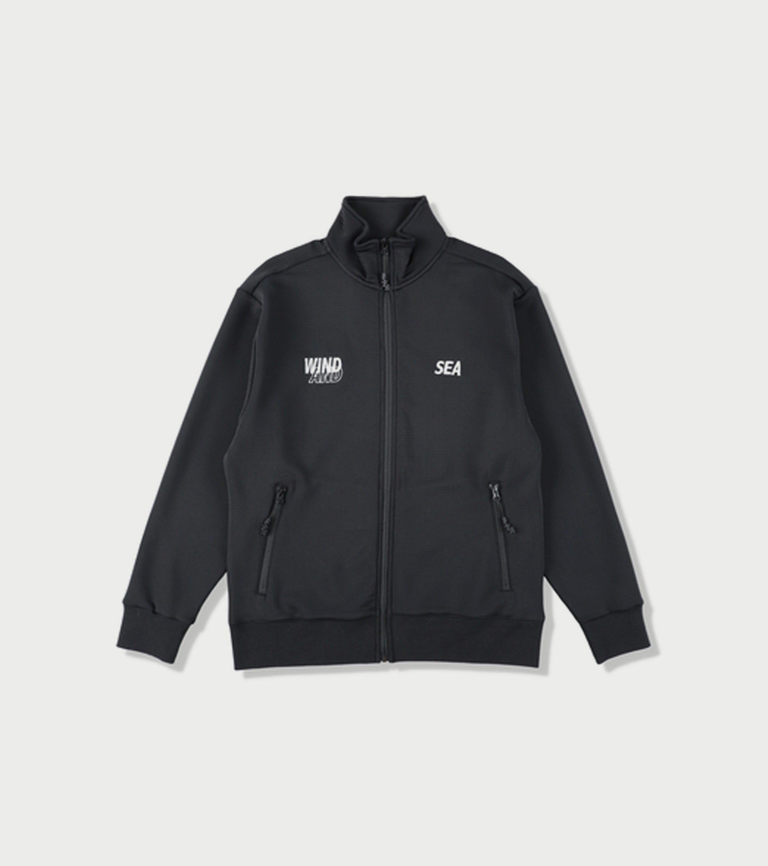 WIND AND SEA WIND AIR TEX TRACK TOP , Black