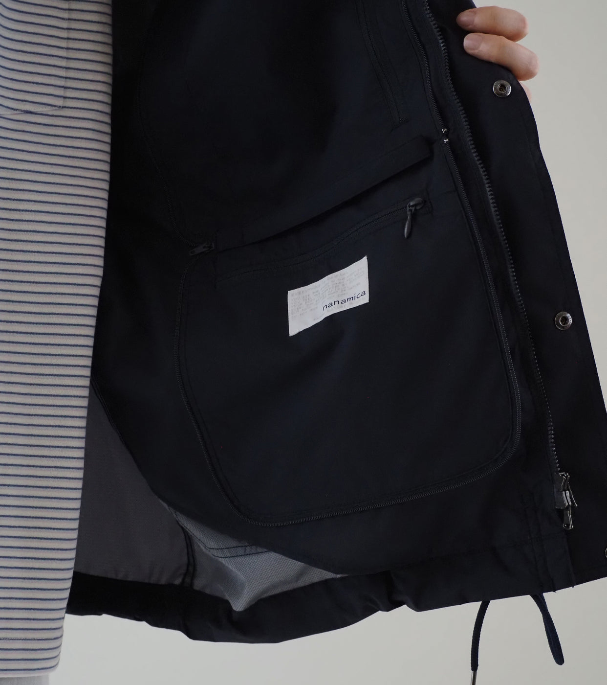 nanamica パッカブル フィールド ジャケット , Dark Navy