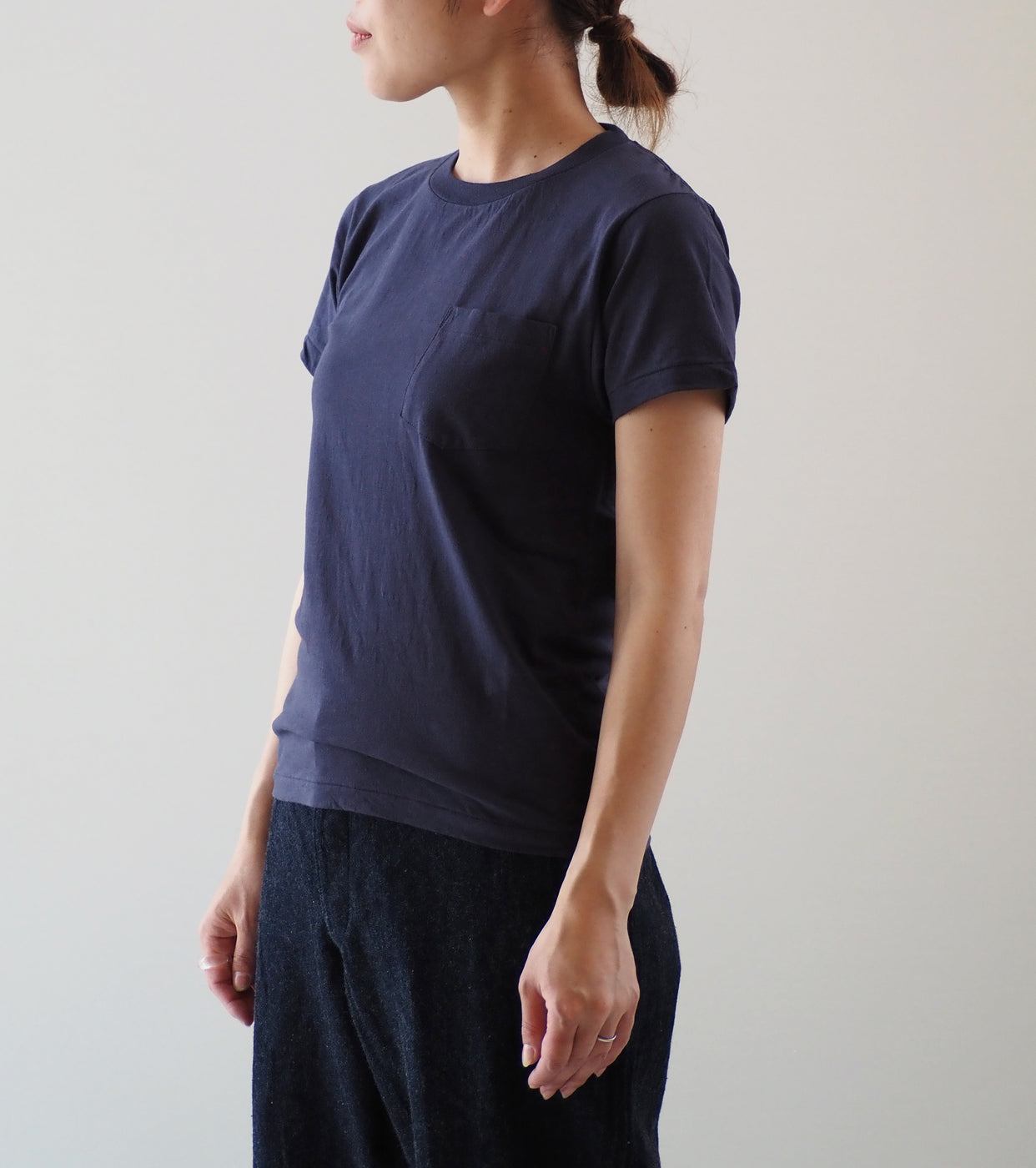 COMOLI サープラス ティーシャツ [Women] , Navy