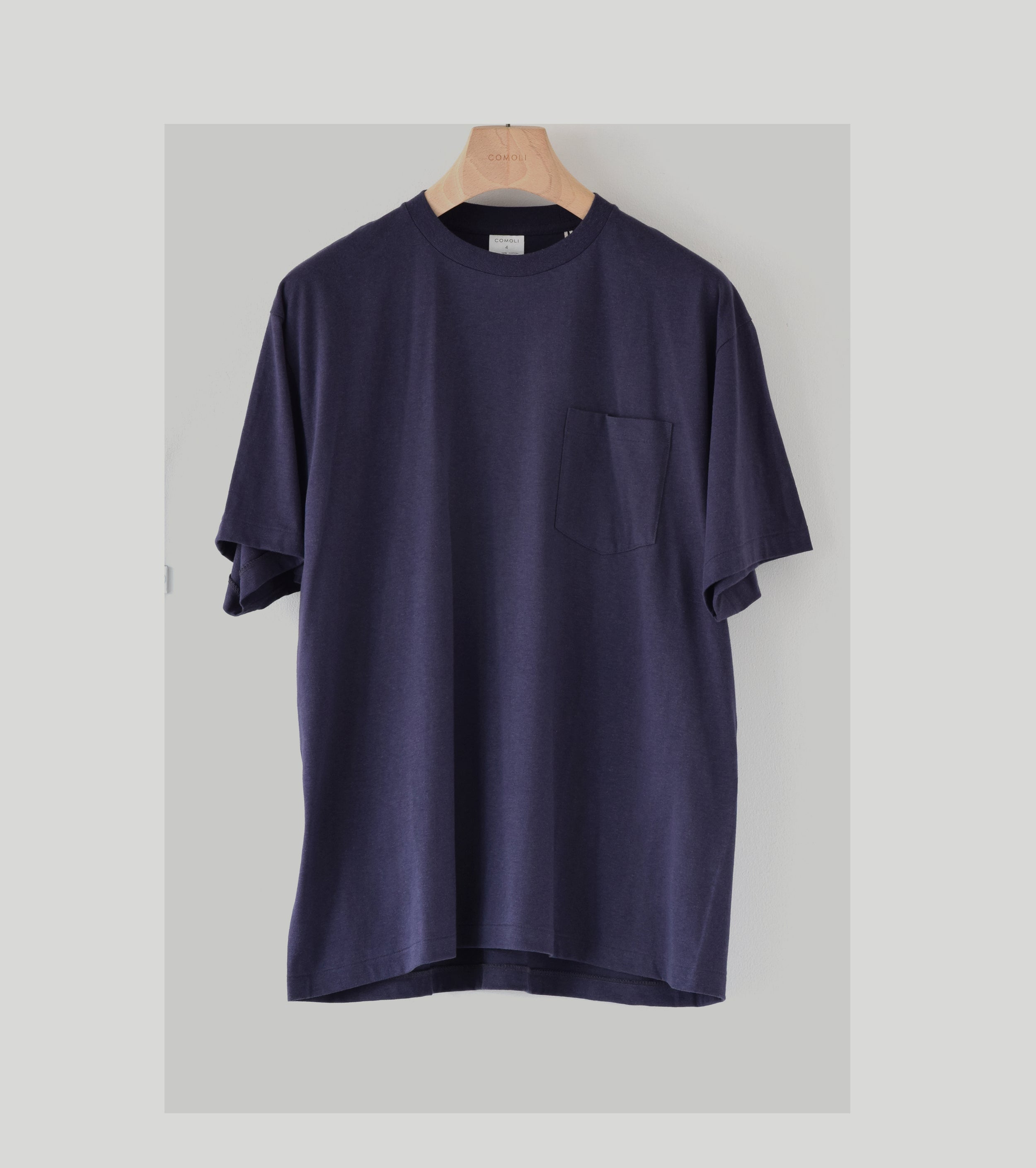 COMOLI Surplus Tee Shirts, Navy