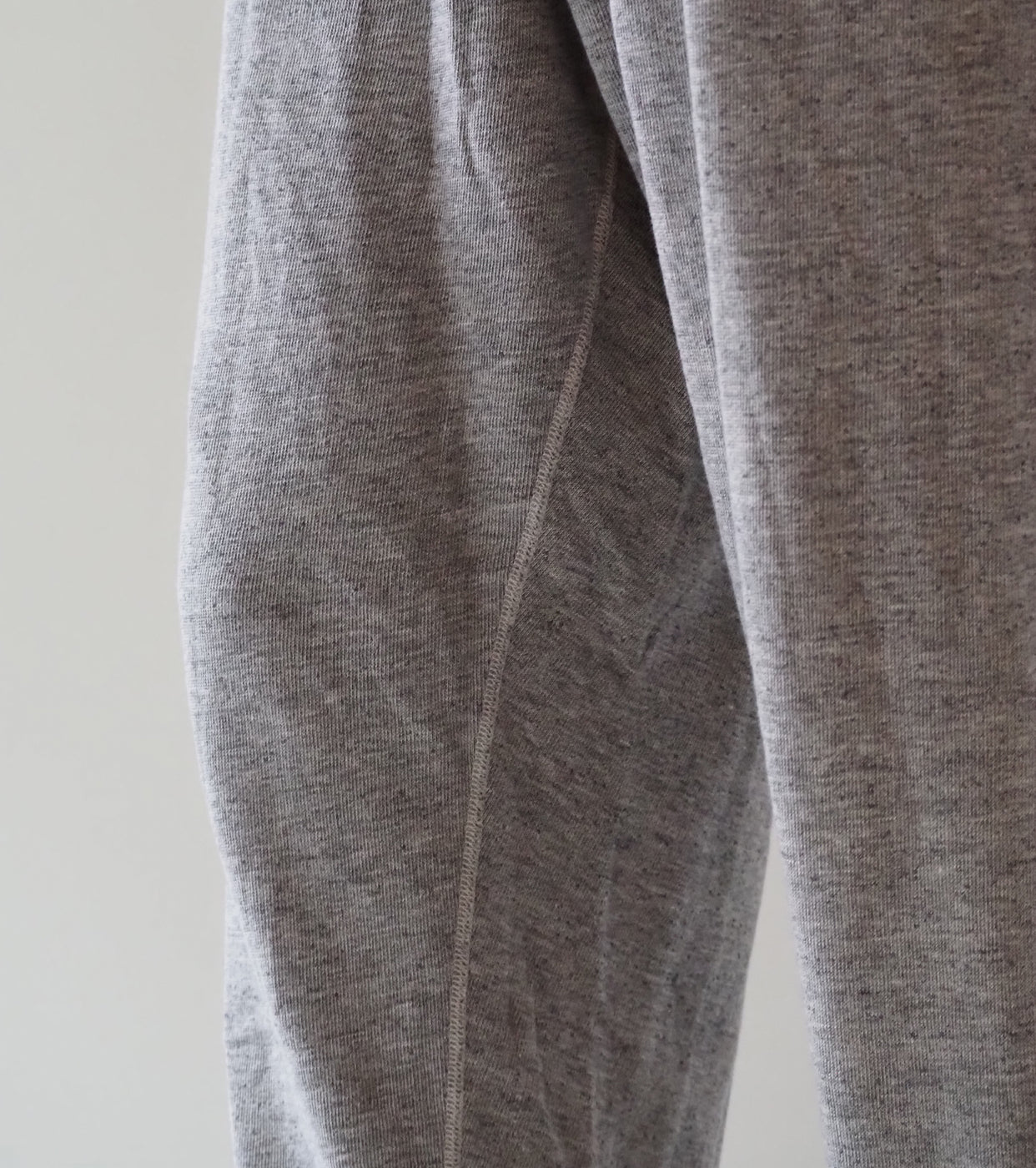 COMOLI グレー 裏毛 パンツ , Gray