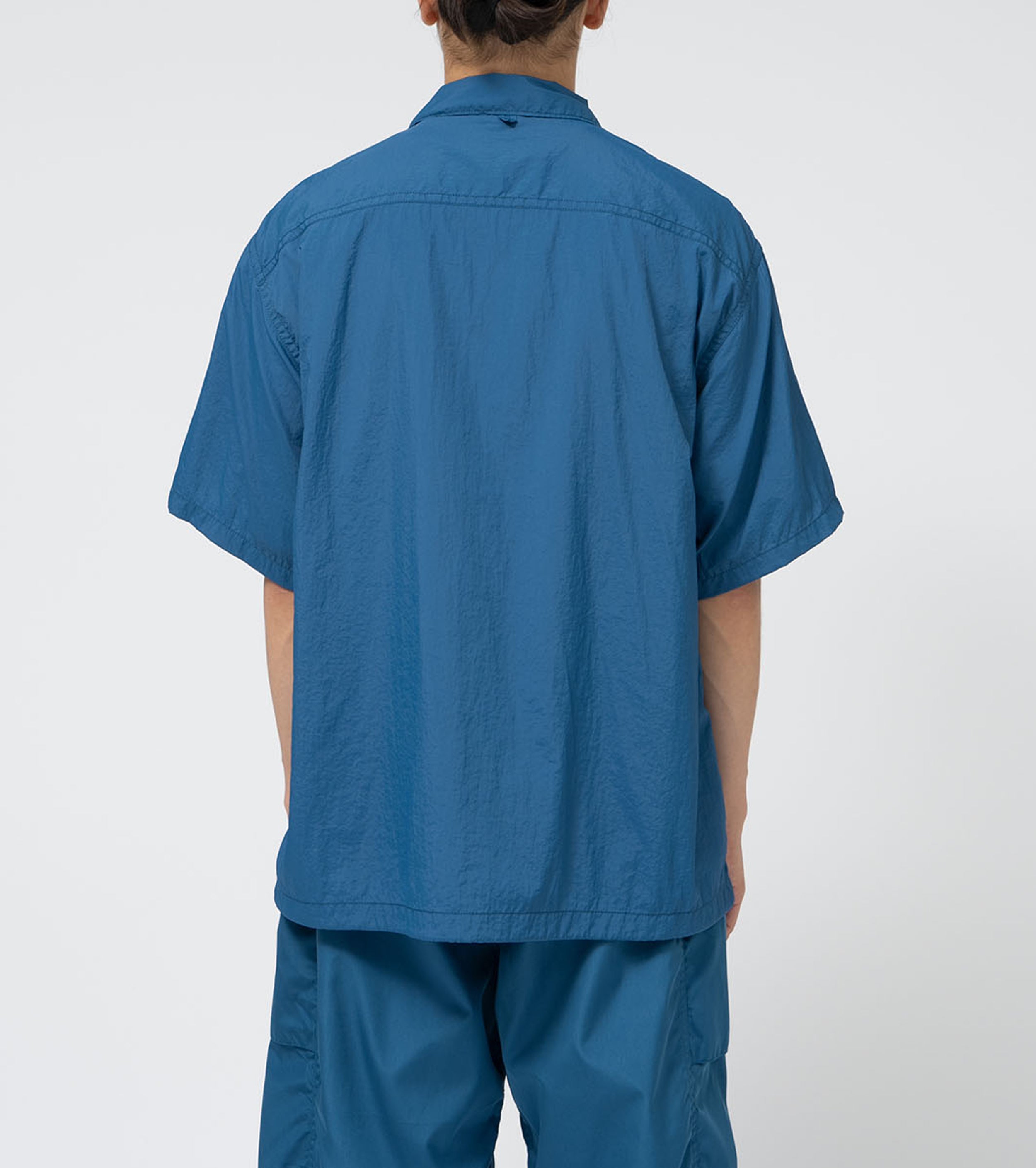 ナイロンタフタ フィールド ショートスリーブ シャツ, Teal Blue