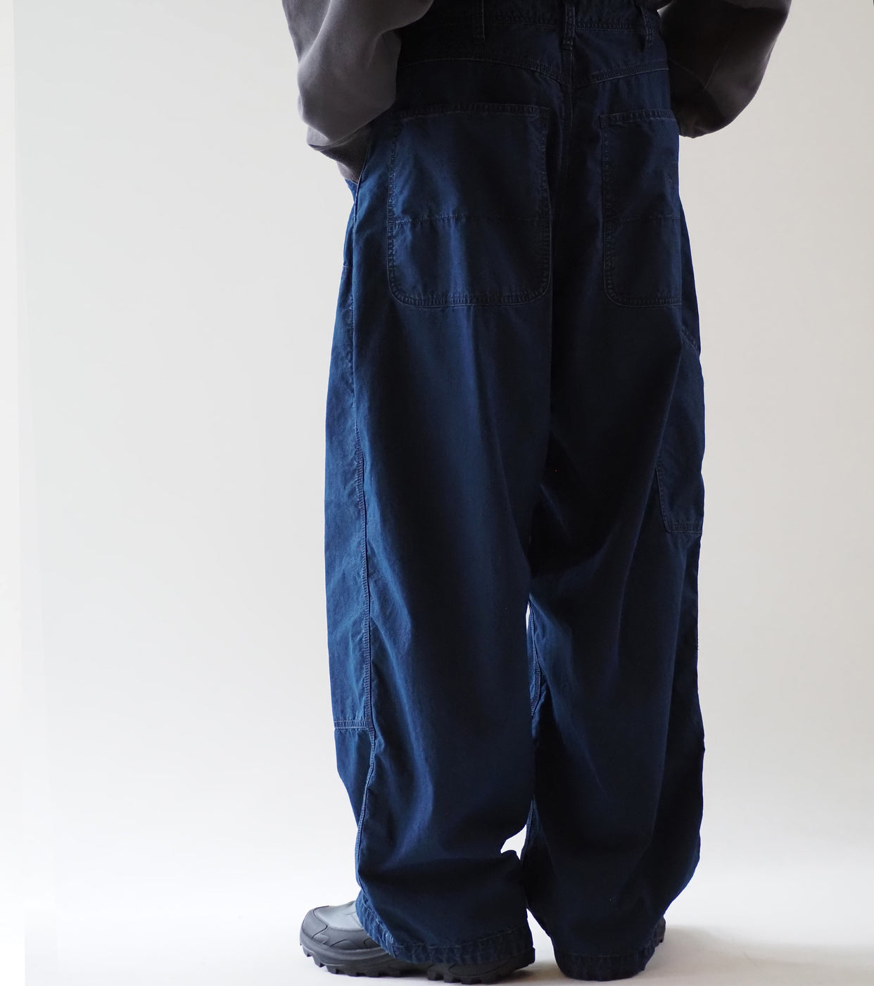 Cotton Nylon Weather Double Knee Pants, Indigo