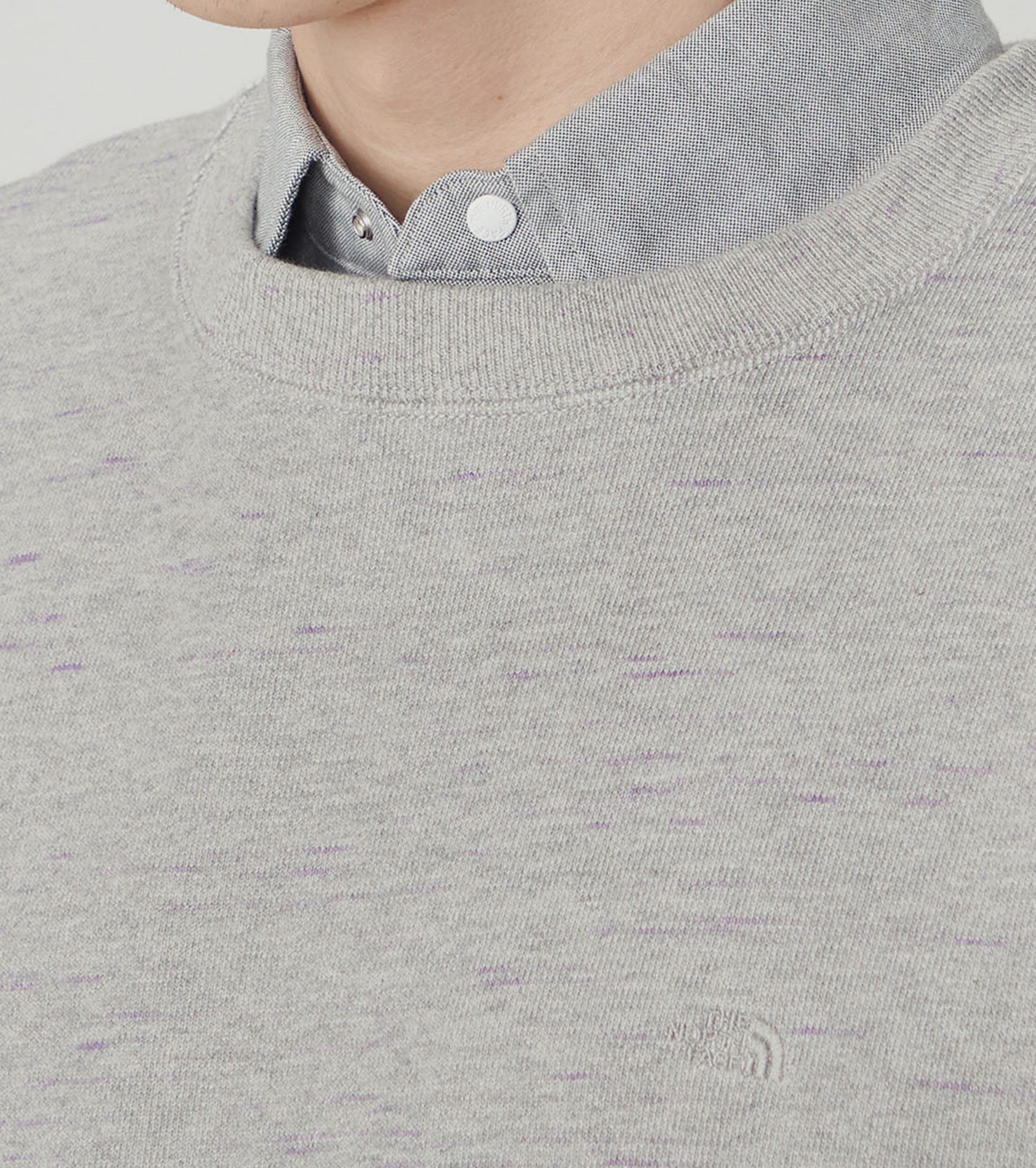 フィールド クルーネック スウェット シャツ, Mix Gray