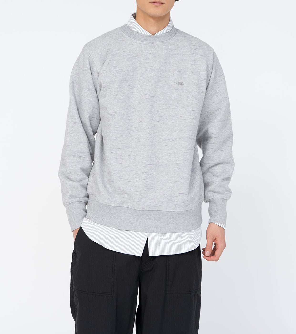 Field Crewneck Sweatshirt, Mix Gray