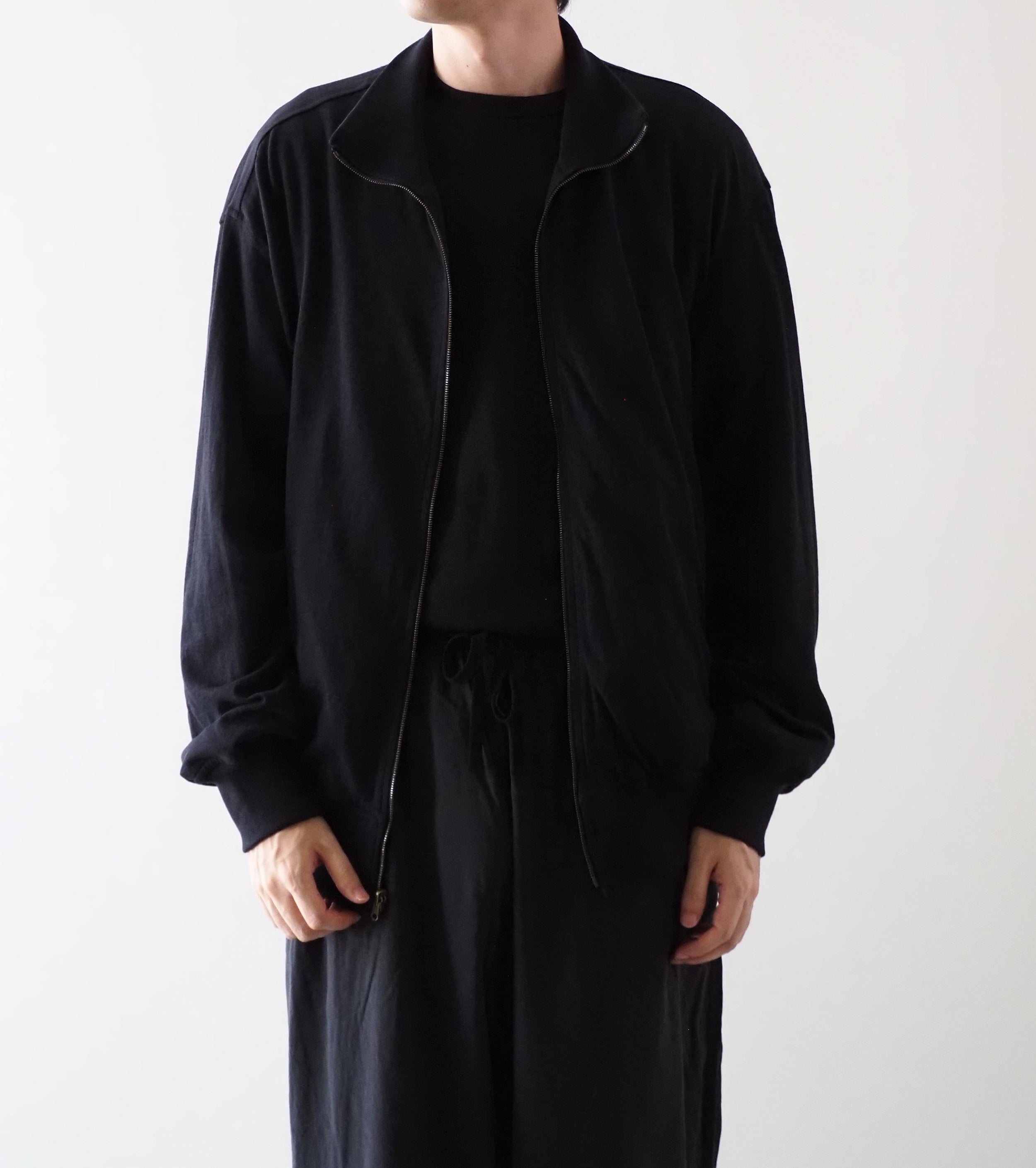 COMOLI リバーシブル トラック ジャケット , Black