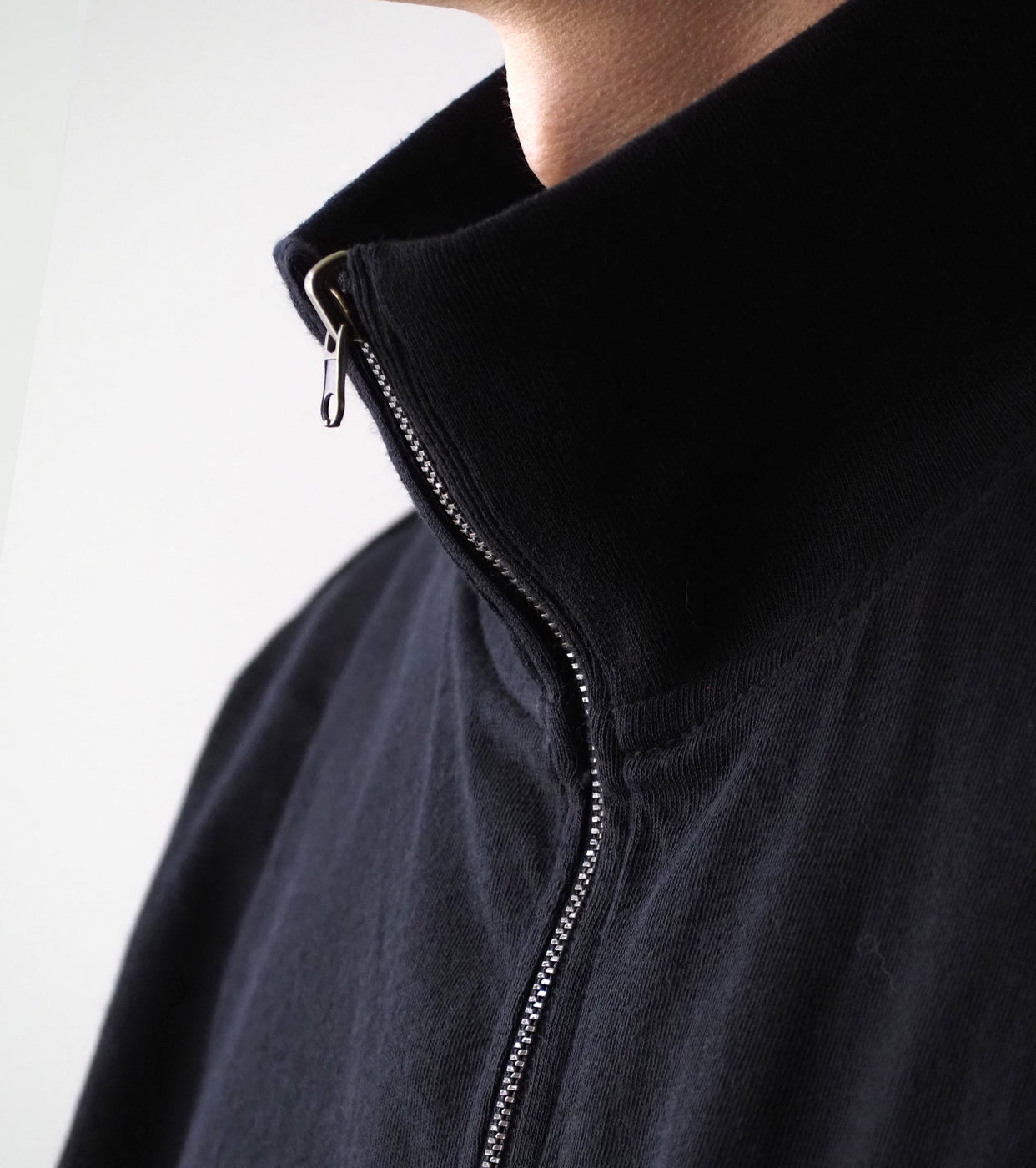 COMOLI リバーシブル トラック ジャケット , Black