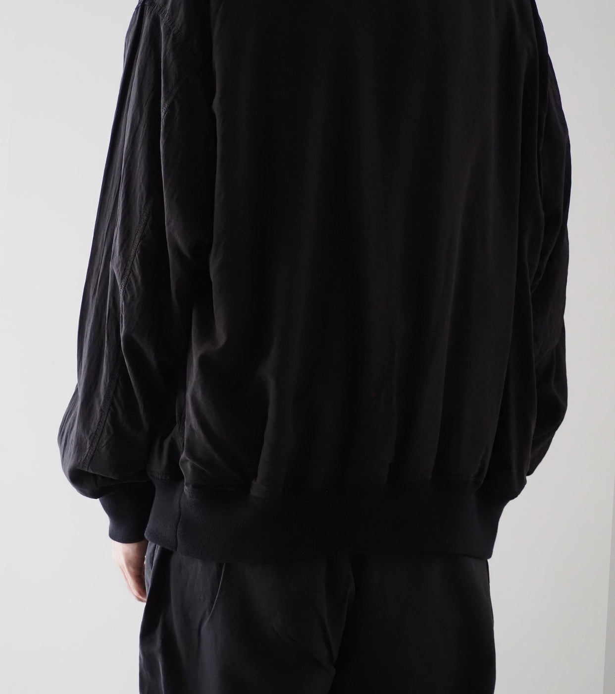 COMOLI リバーシブル トラック ジャケット , Black