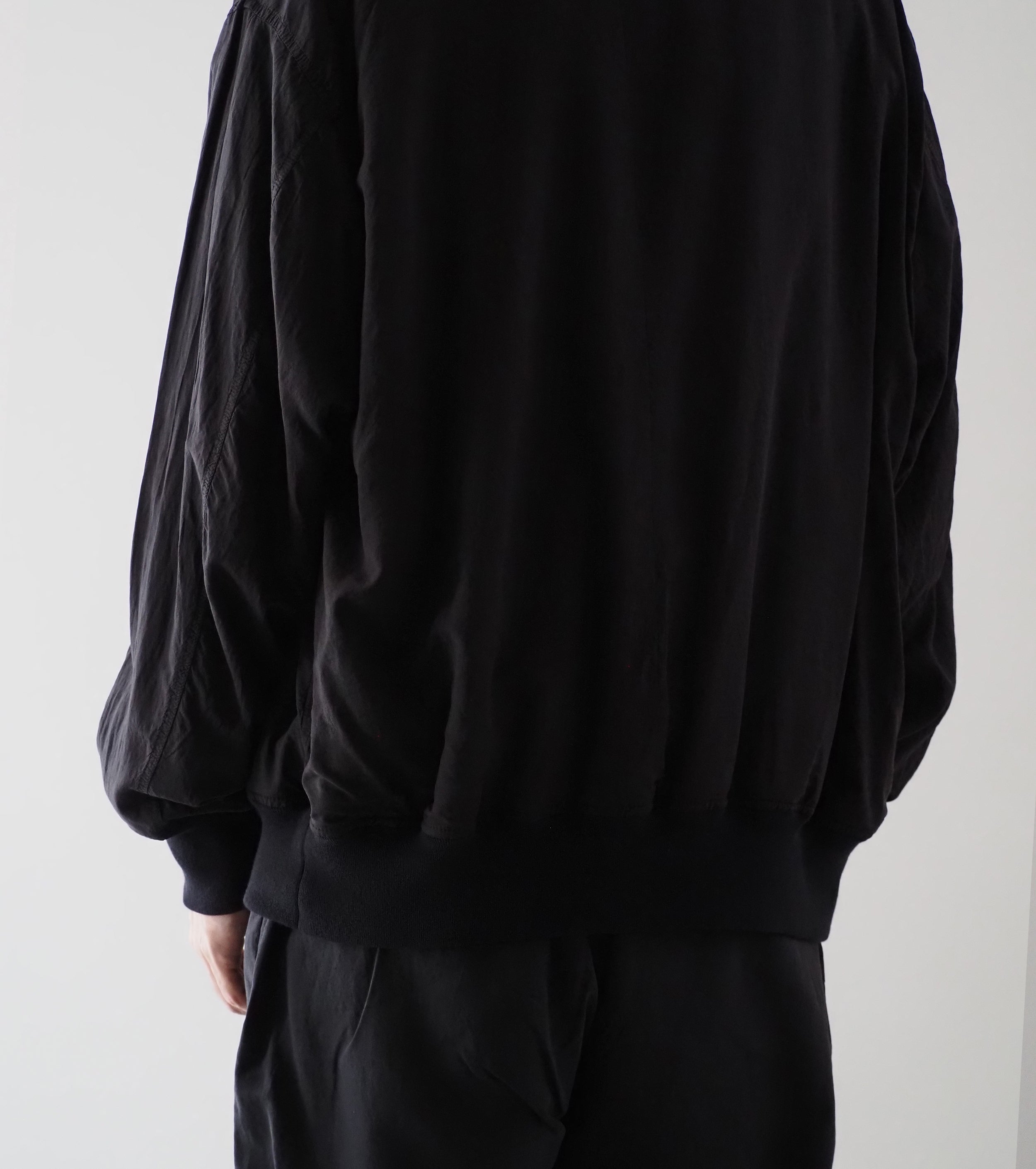 COMOLI リバーシブル トラック ジャケット , Black