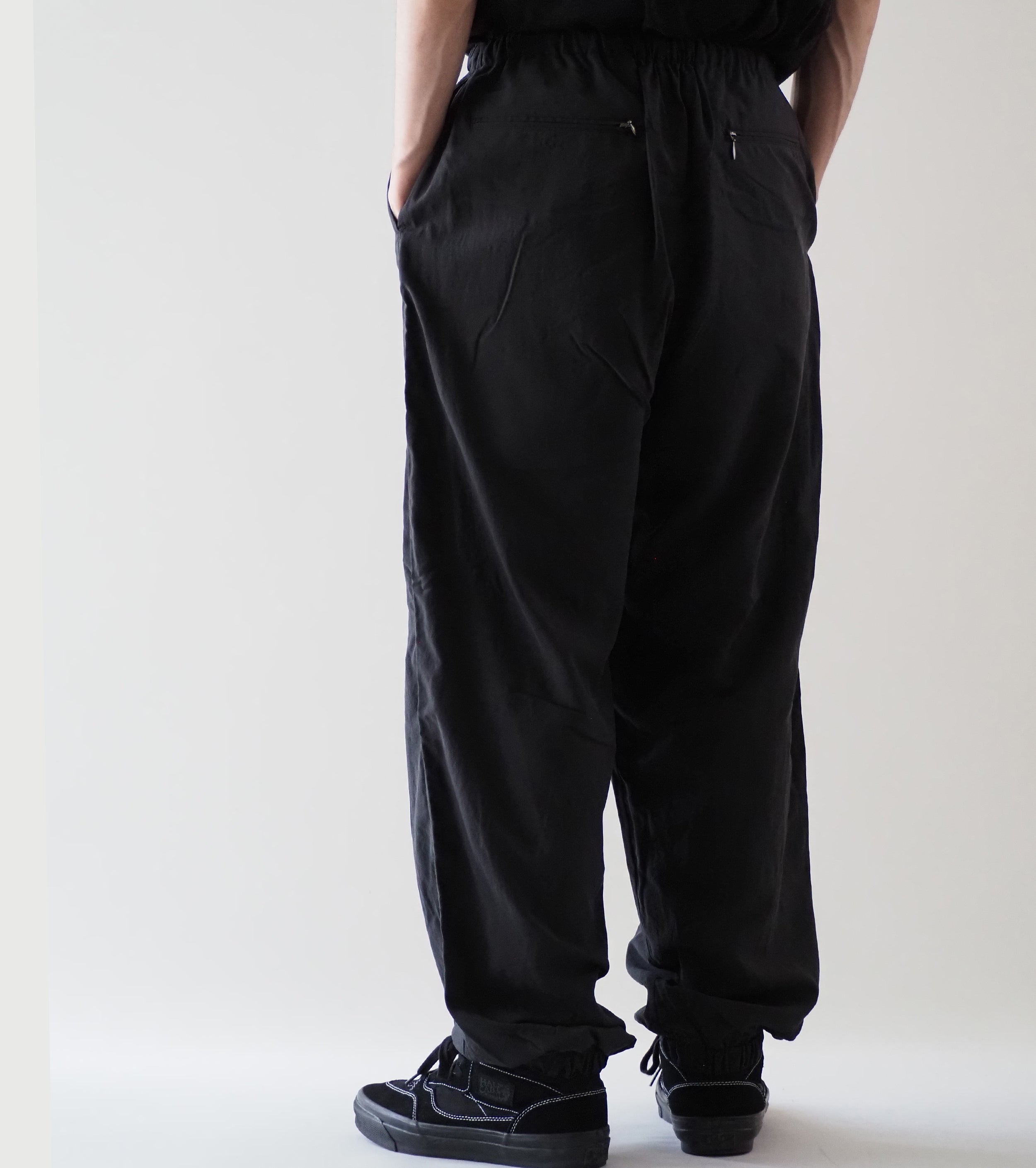 COMOLI リバーシブル パンツ , Black