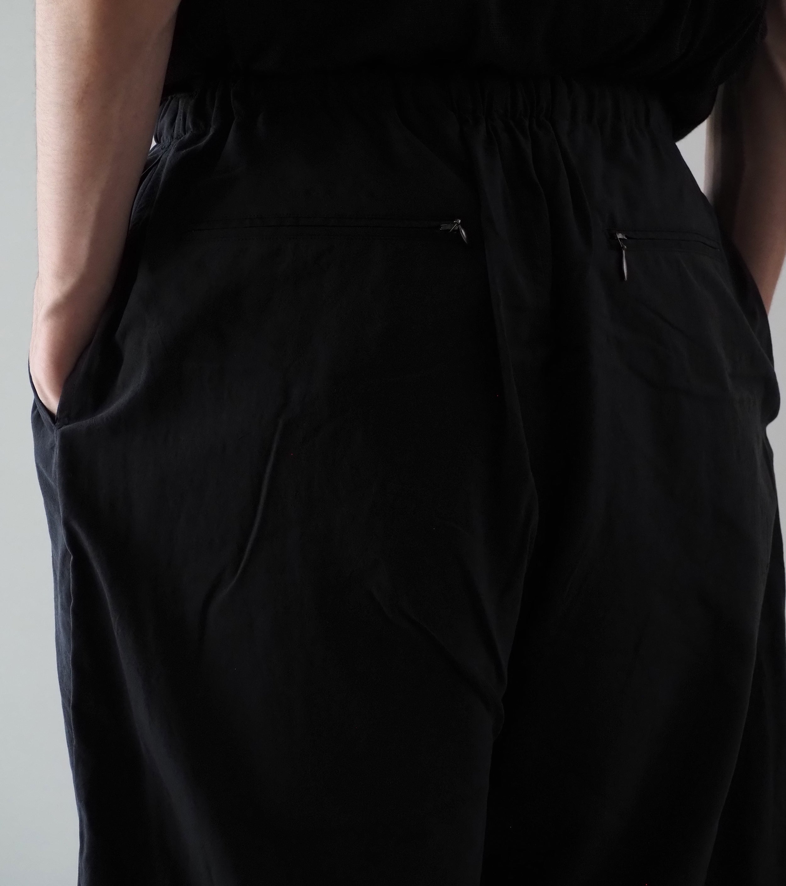 COMOLI リバーシブル パンツ , Black