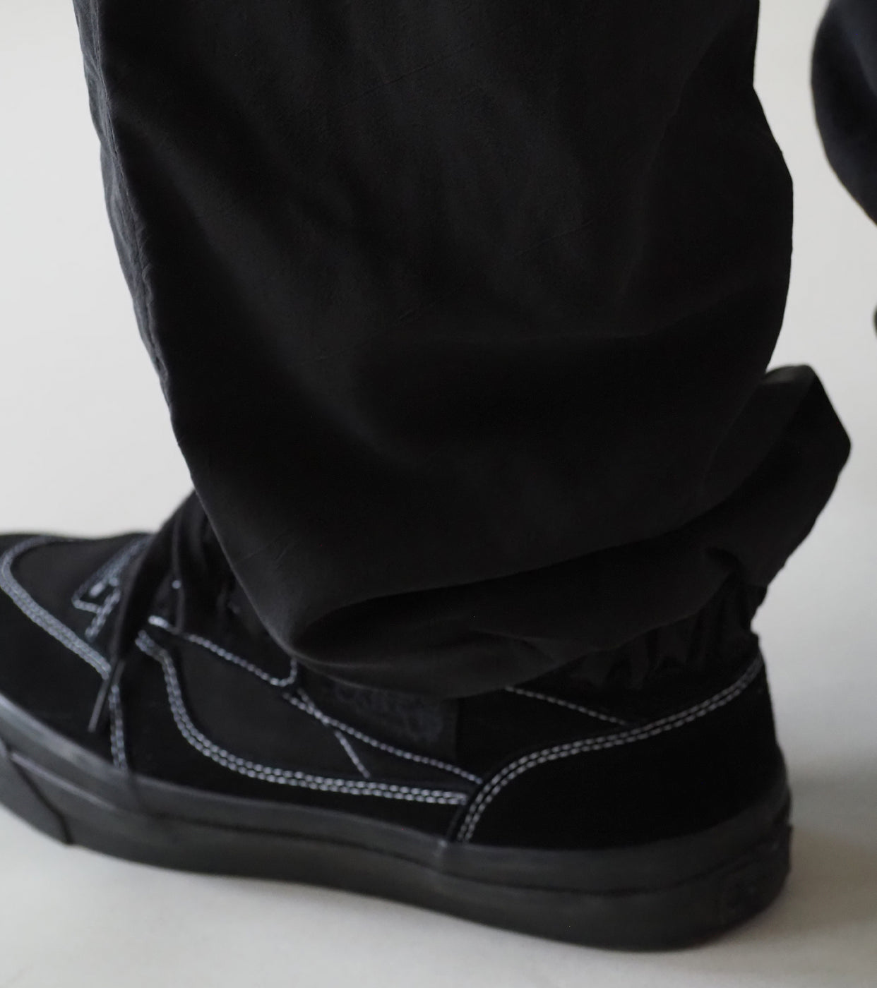 COMOLI リバーシブル パンツ , Black