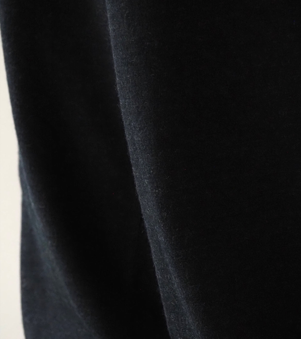 COMOLI Wool Knit Tapered Pants , Charcoal