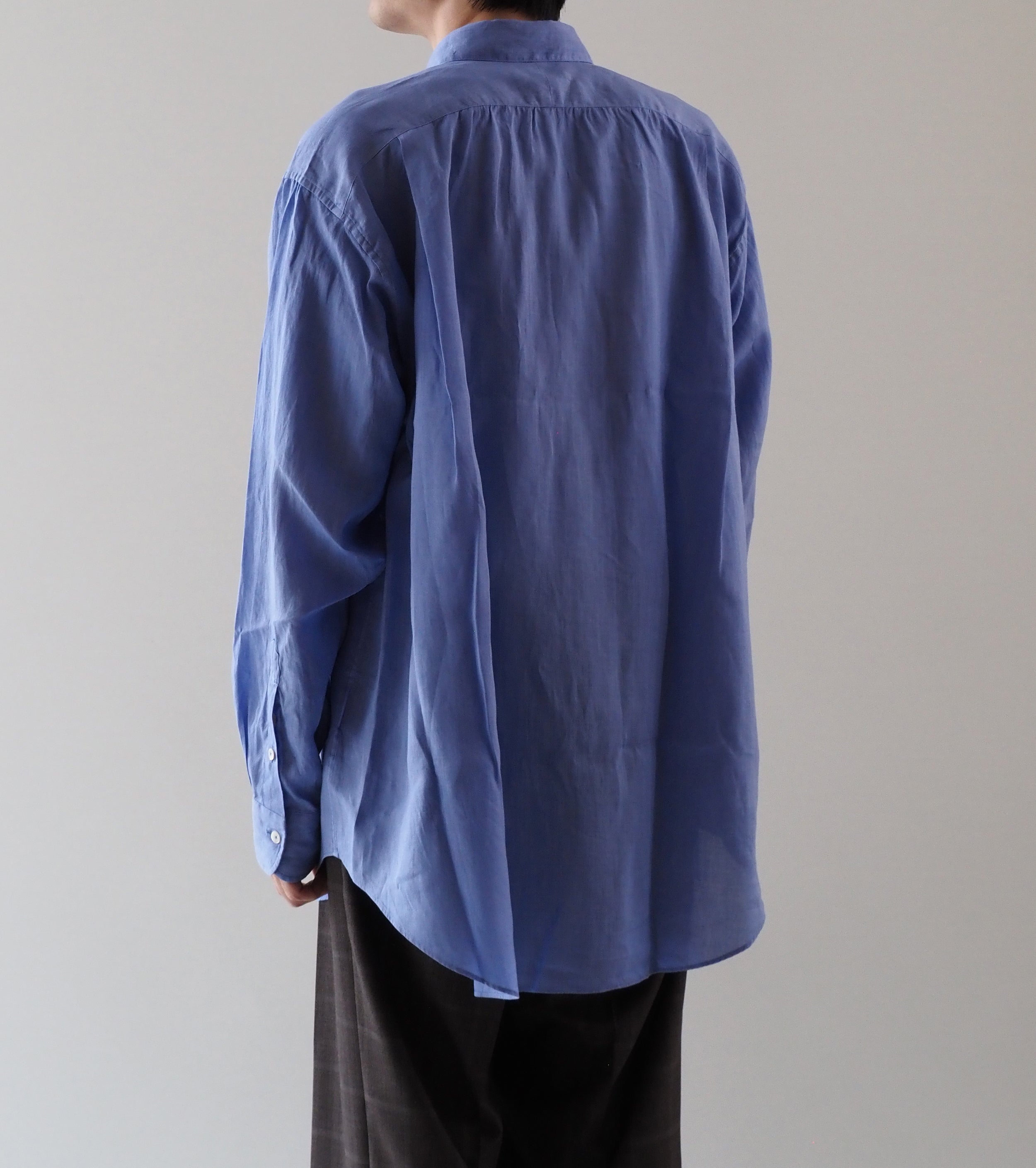 MAATEE＆SONS ショート ポイント ラミーシャツ , BlueBerry