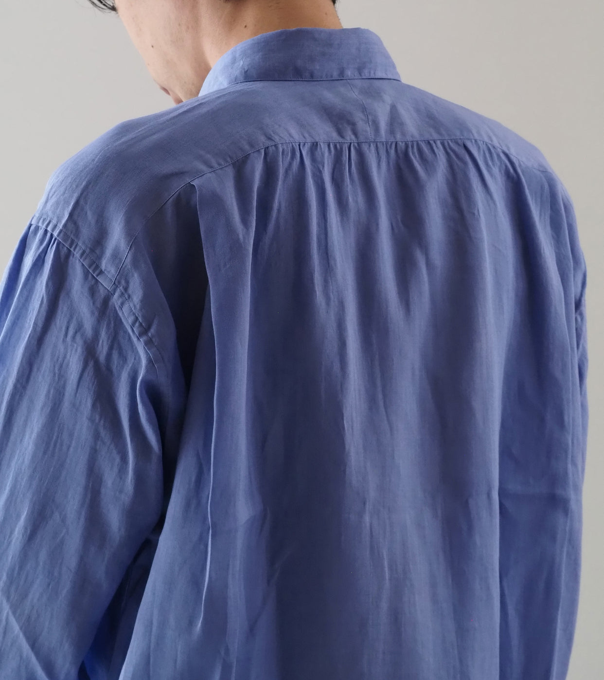 MAATEE＆SONS ショート ポイント ラミーシャツ , BlueBerry