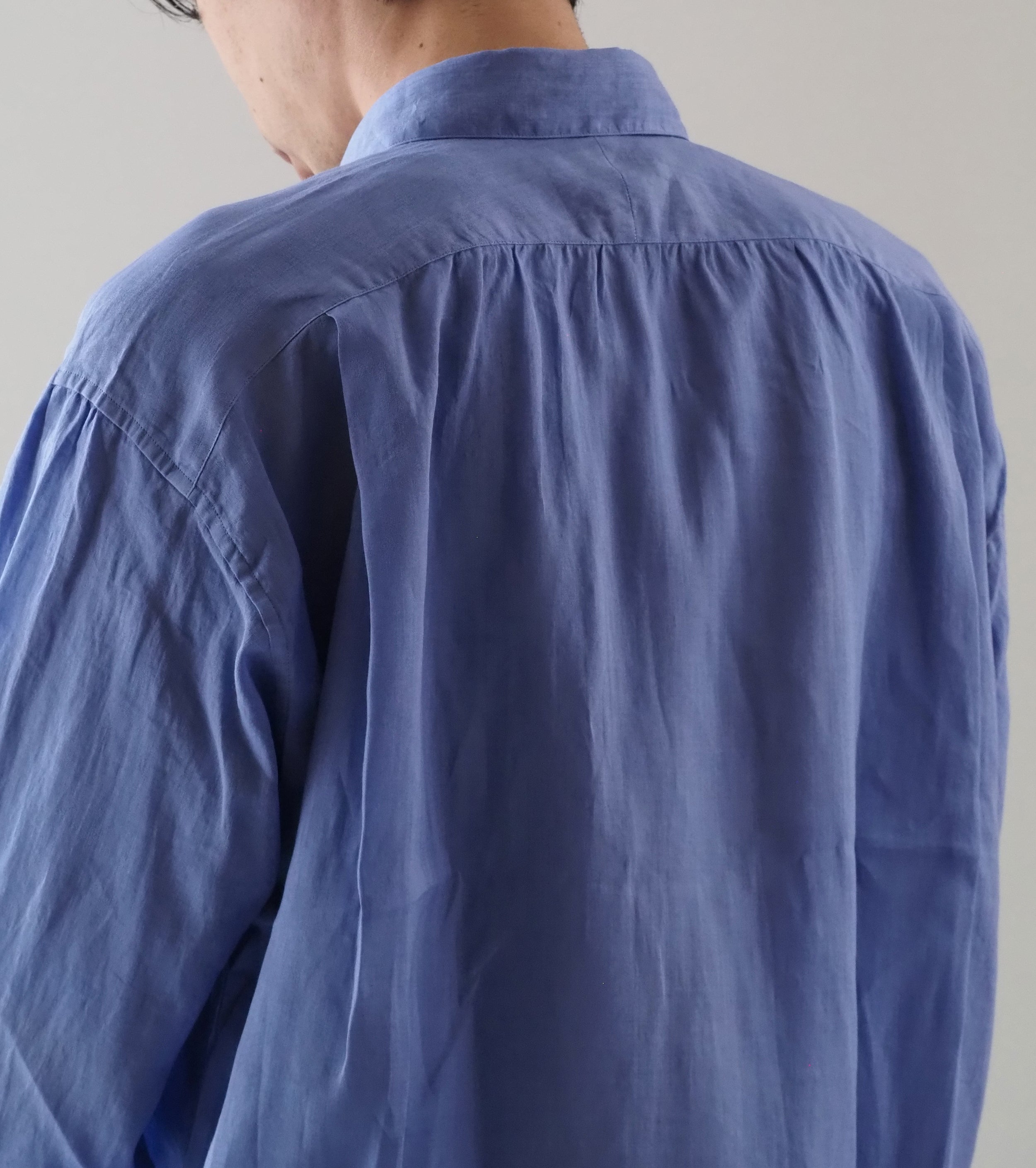 MAATEE＆SONS ショート ポイント ラミーシャツ , BlueBerry