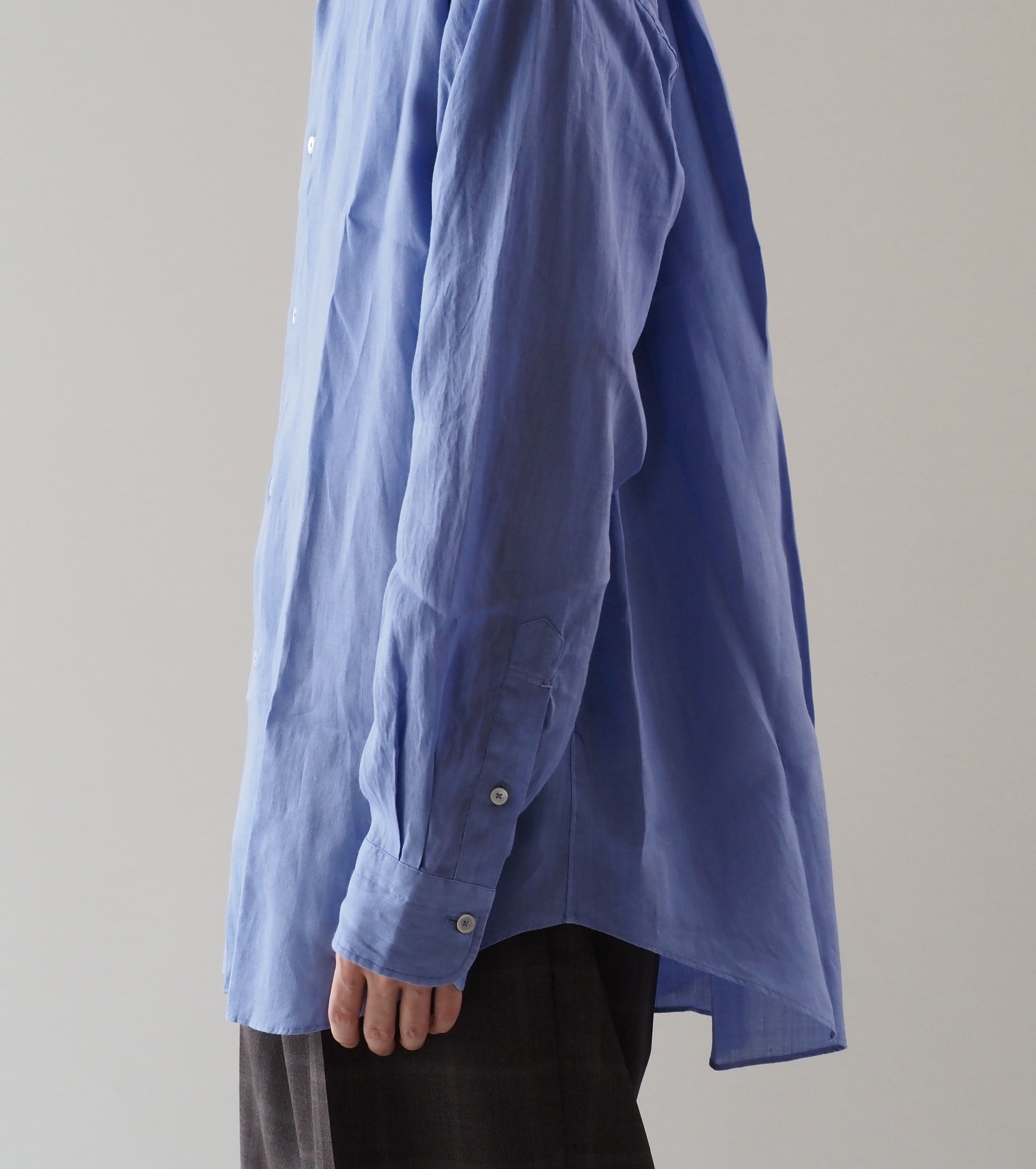 MAATEE＆SONS ショート ポイント ラミーシャツ , BlueBerry